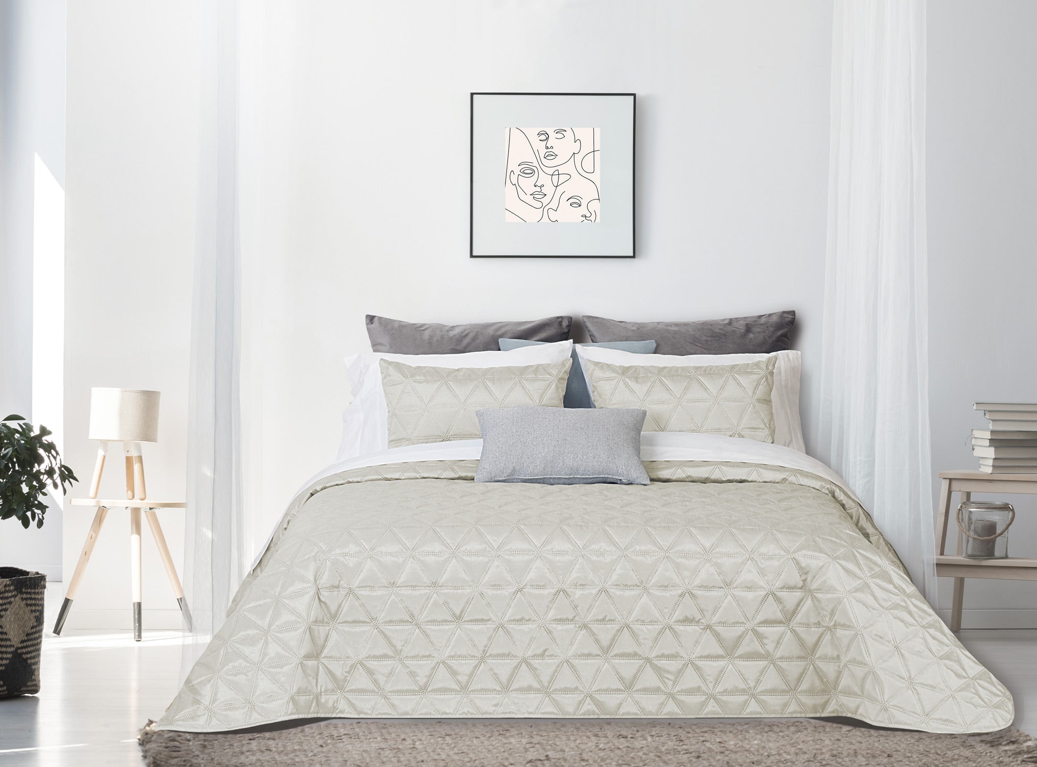 Colcha Lousã Pérola - Coleção Primavera Verão - Larbonito