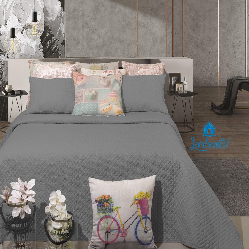 Colcha Troia 2 Cinza - Larbonito