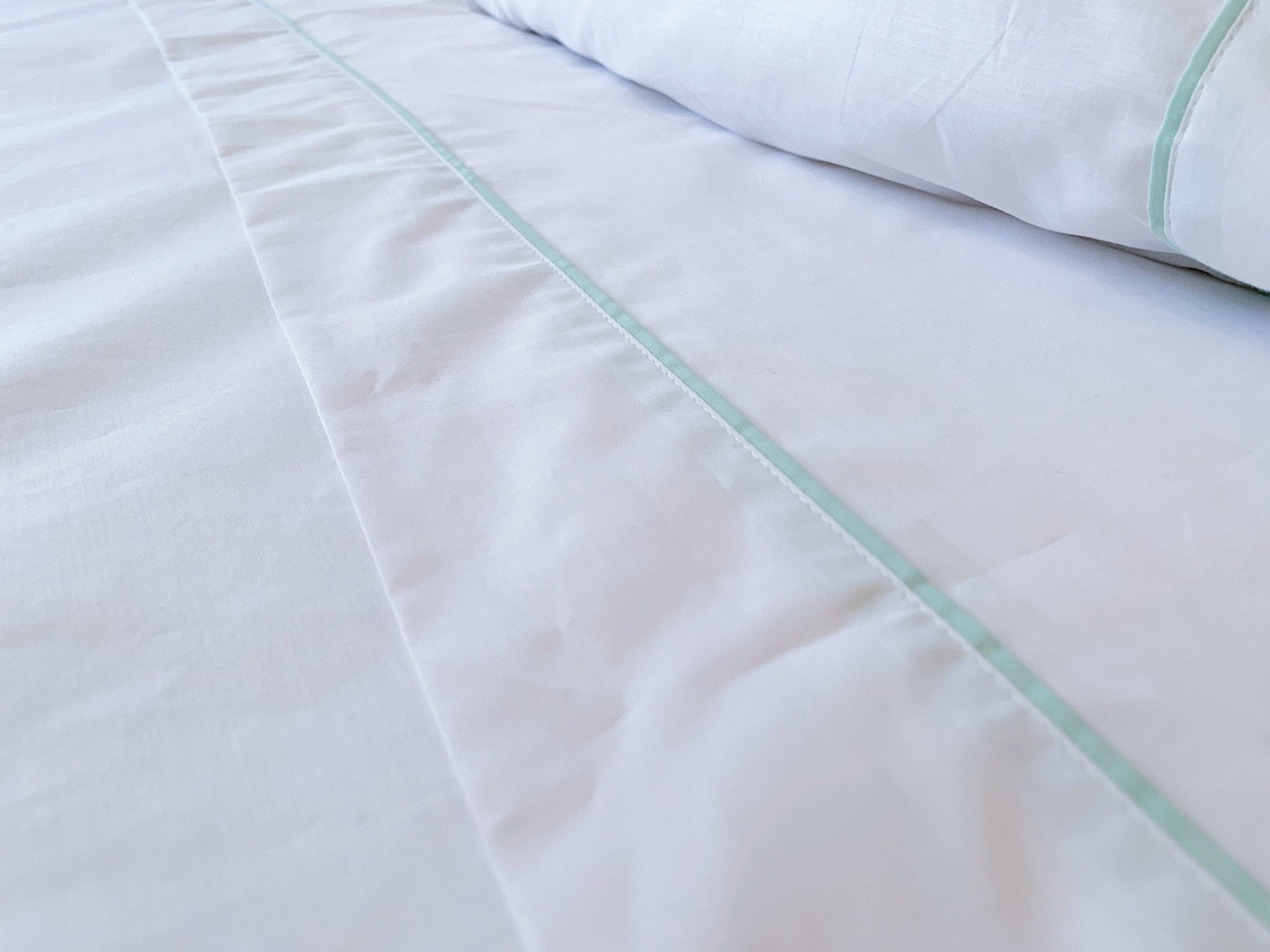 Conjunto de Lençóis de Cama Algodão Percal 400 Fios - Larbonito