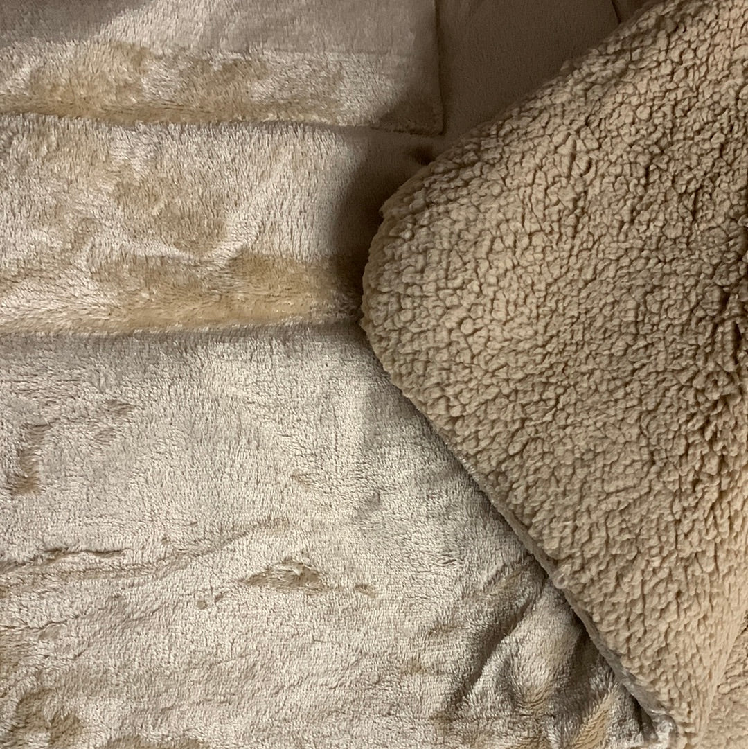 Edredom Pelo de Borrego Super Soft Bege - Larbonito