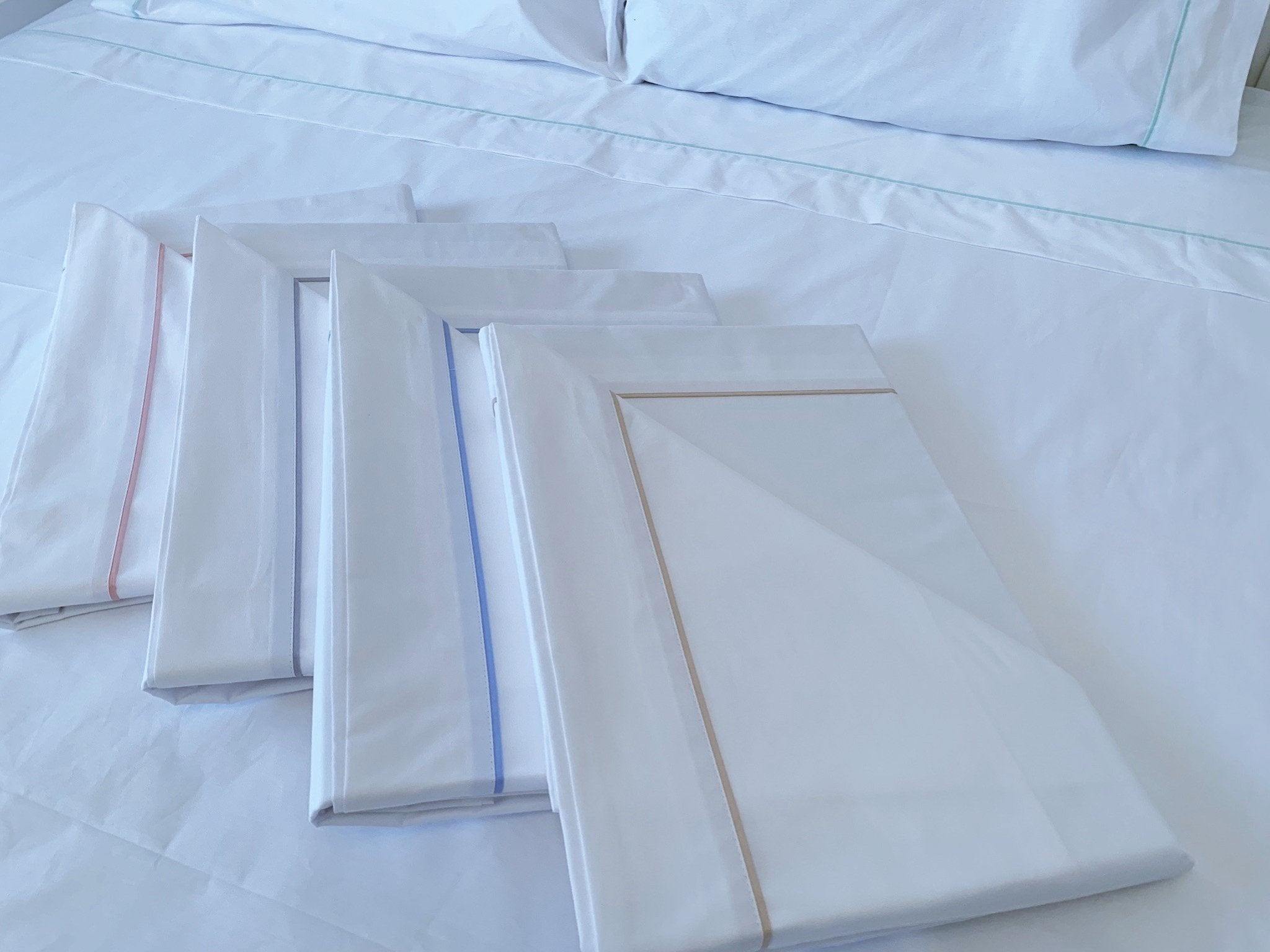 Lençóis de Cama Algodão Percal 200 Fios - Larbonito