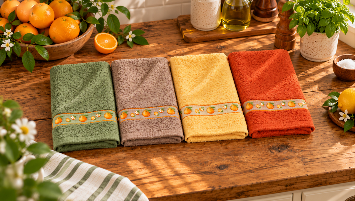 Paños de Cocina Mandarina