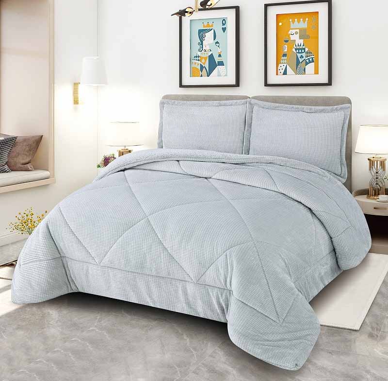 Edredón de nube gris