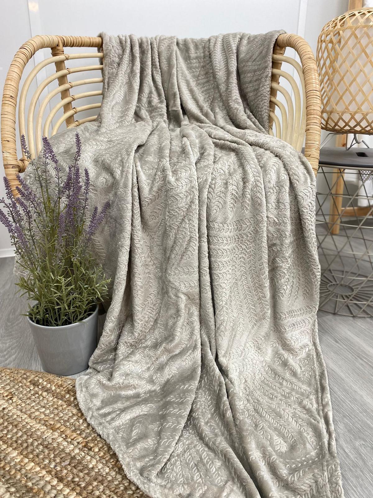 Manta decorativa floral