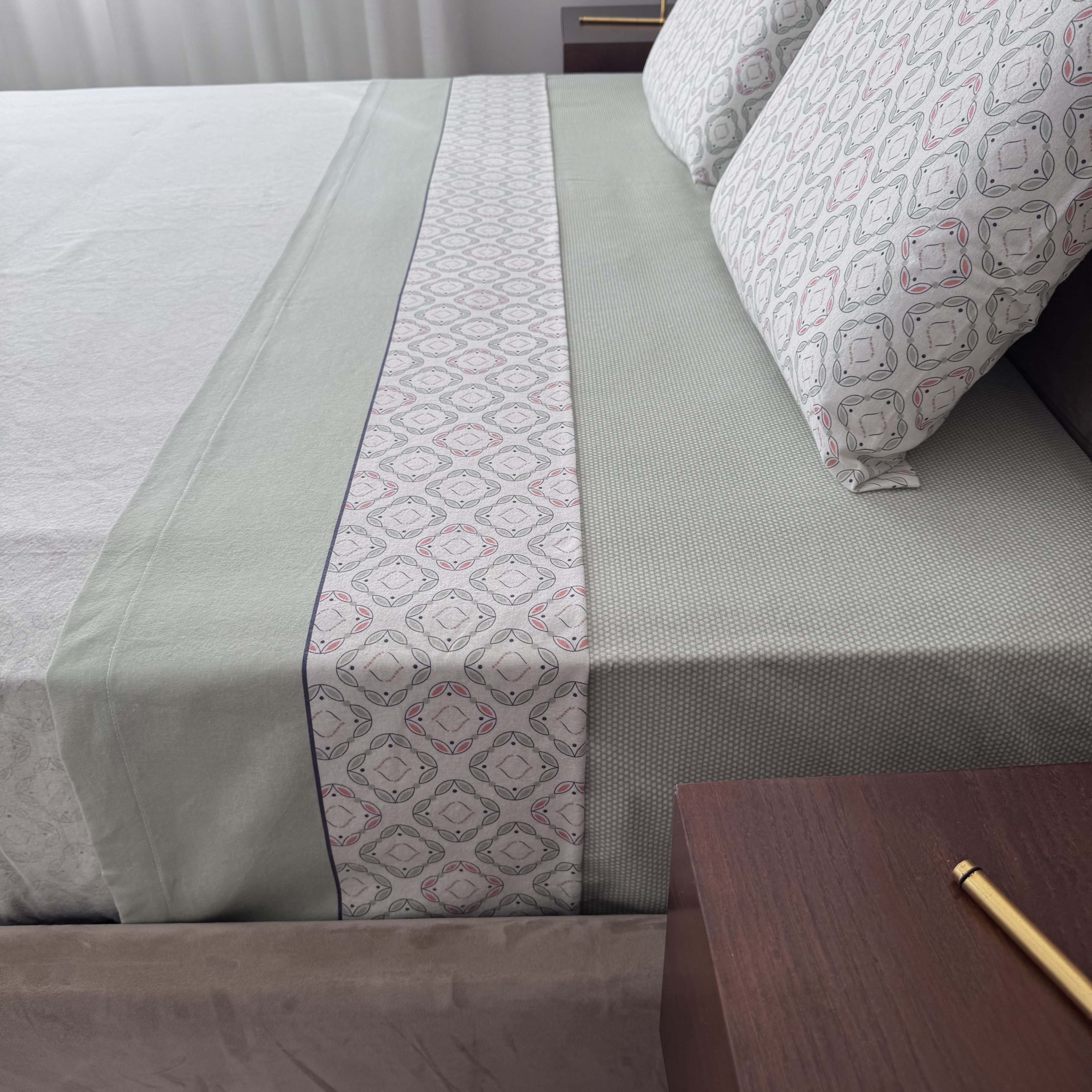 Sábanas de franela Atlas Verde 