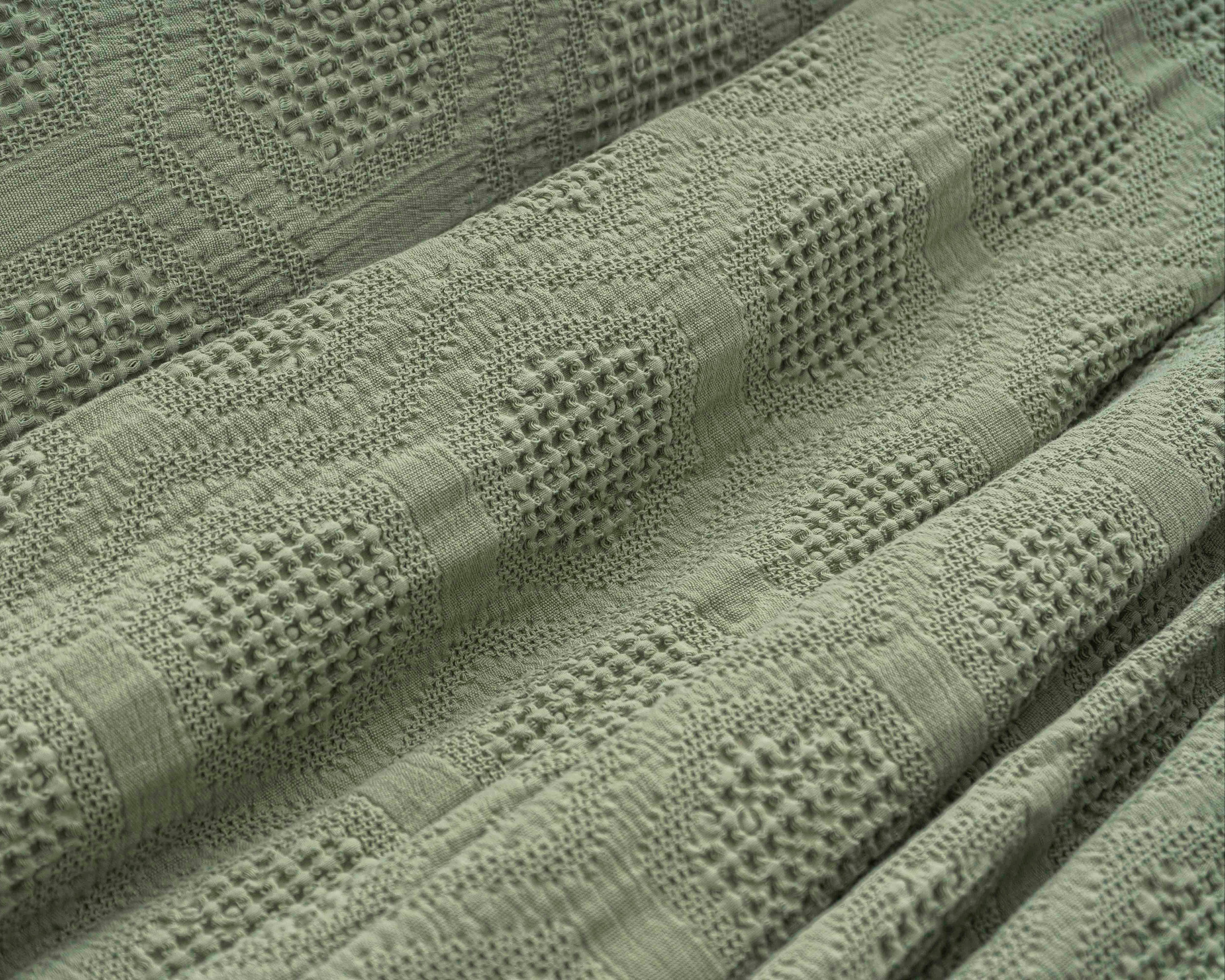 Colcha Jacquard Búzios Verde