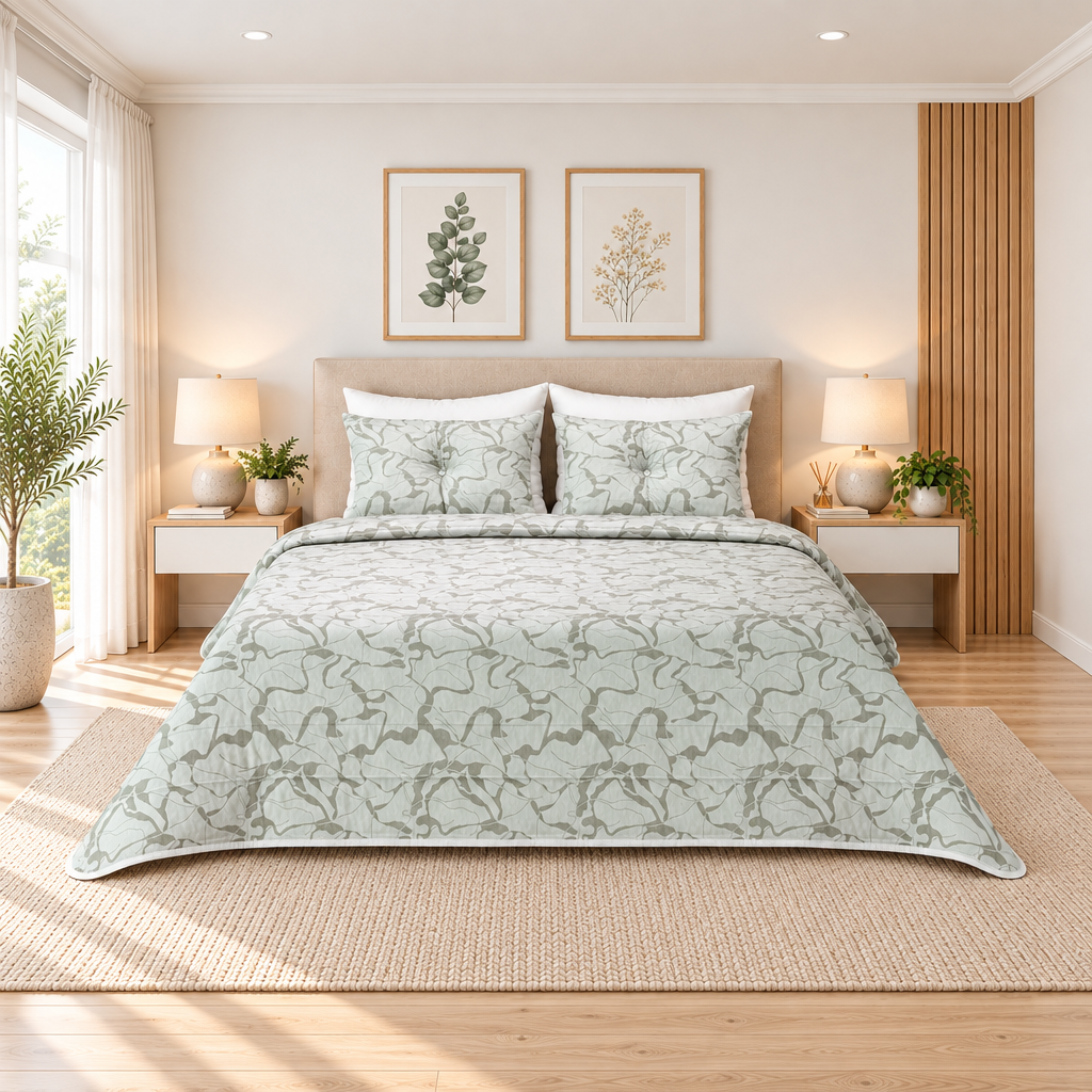 Edredón Jacquard Calacatta Lino