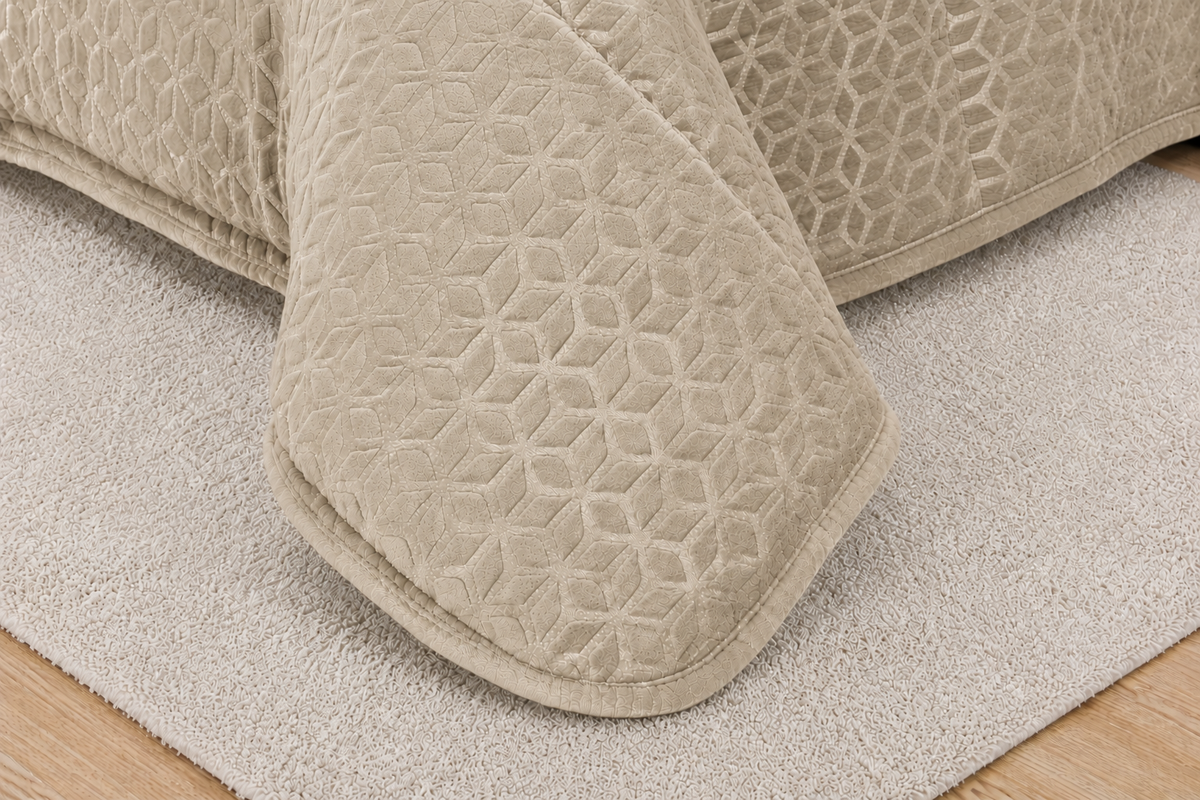 Edredón de Borreguito Warm Cubo Beige