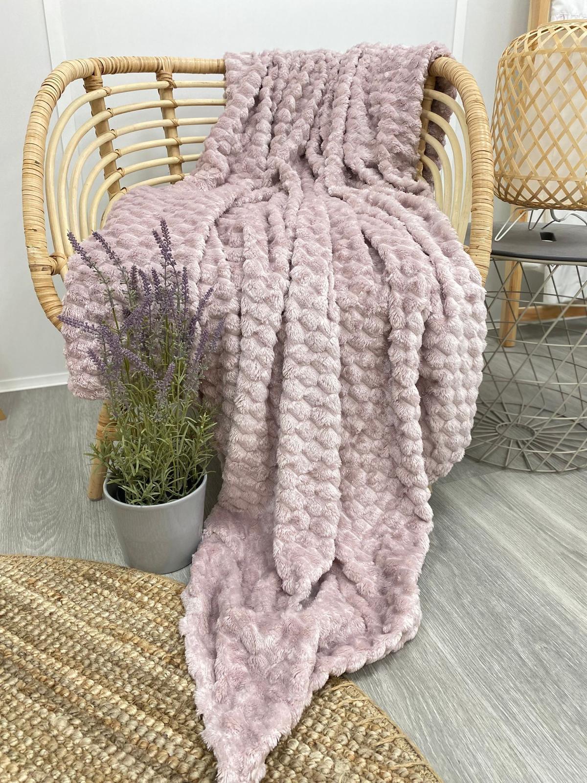 Manta decorativa acogedora