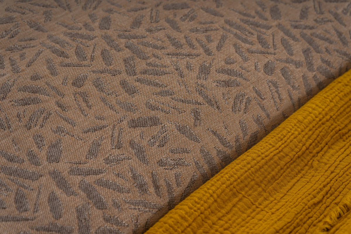 Colcha Jacquard Doren Camello