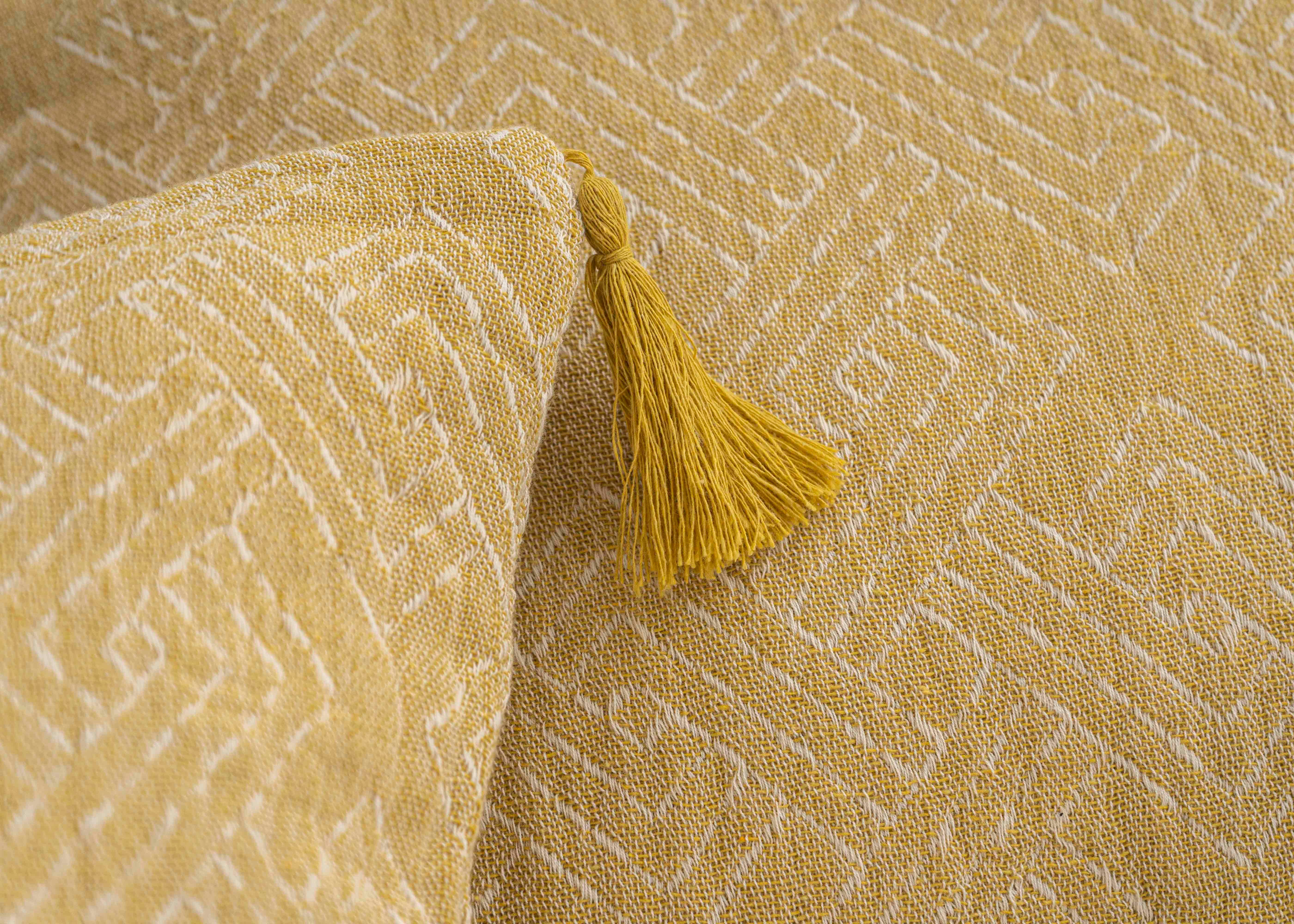 Colcha Jacquard Duna Limón