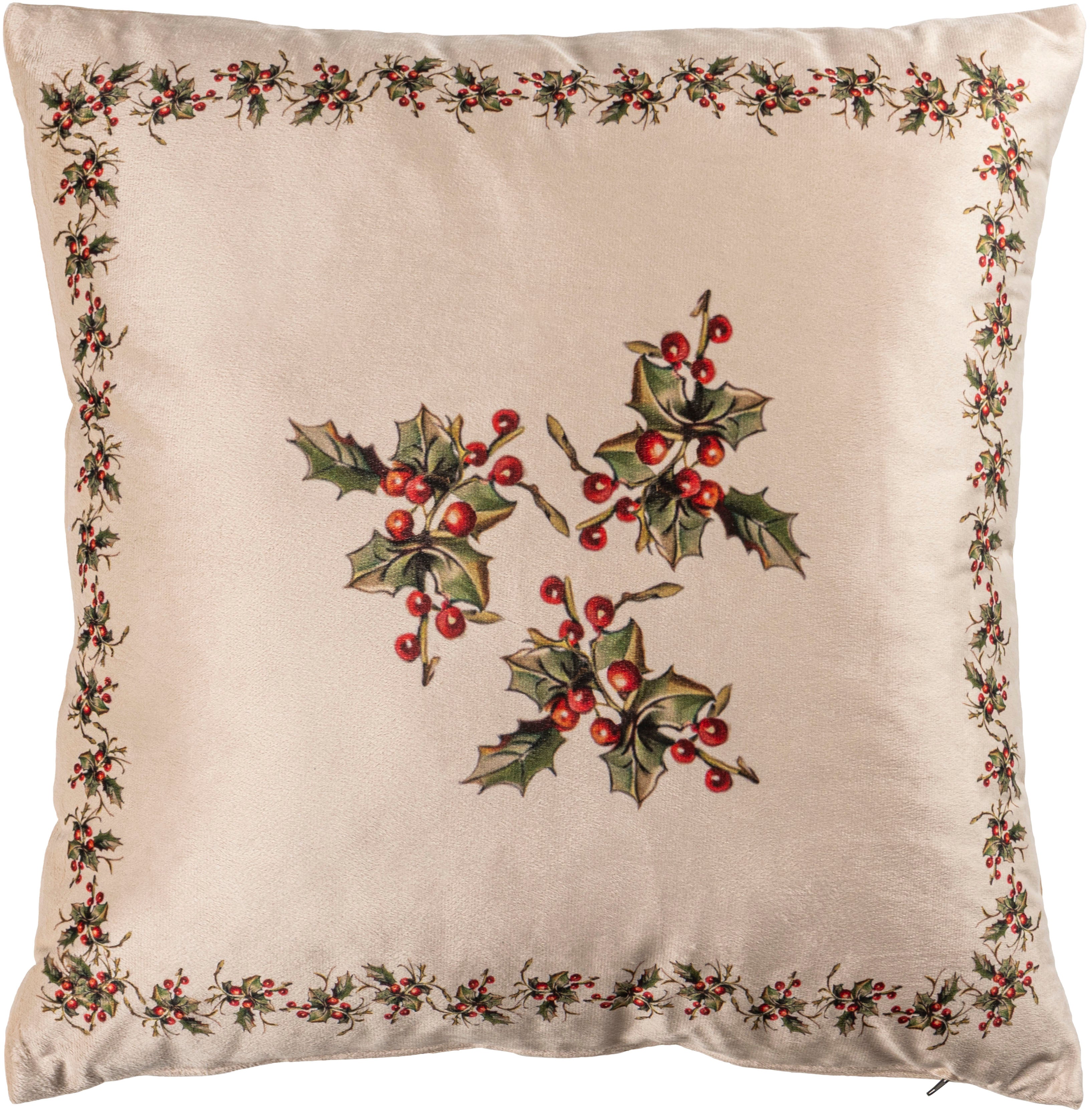 Encantadora almohada decorativa navideña 