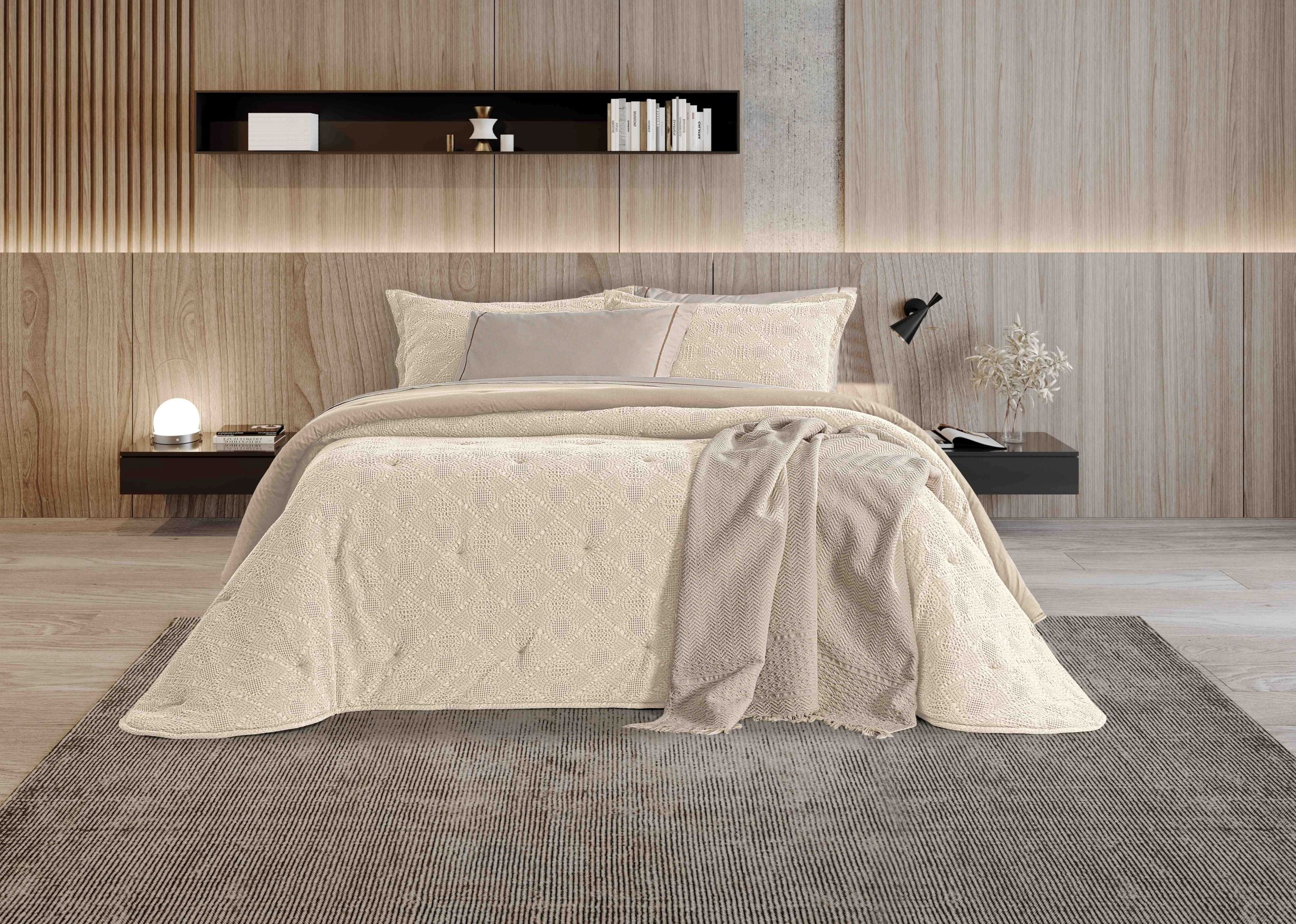 Colcha Fresia - Beige
