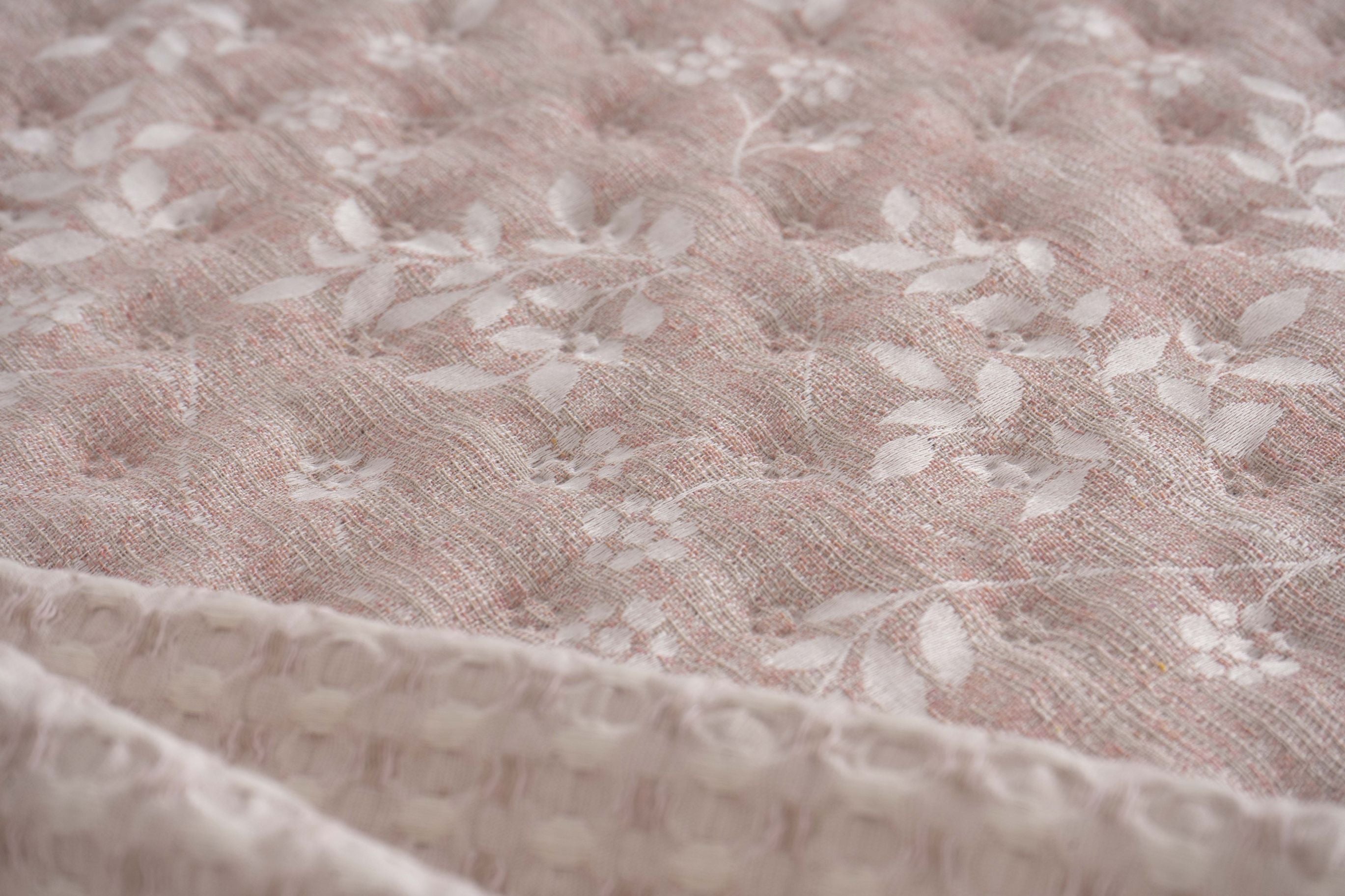 Colcha Jacquard Hibisco