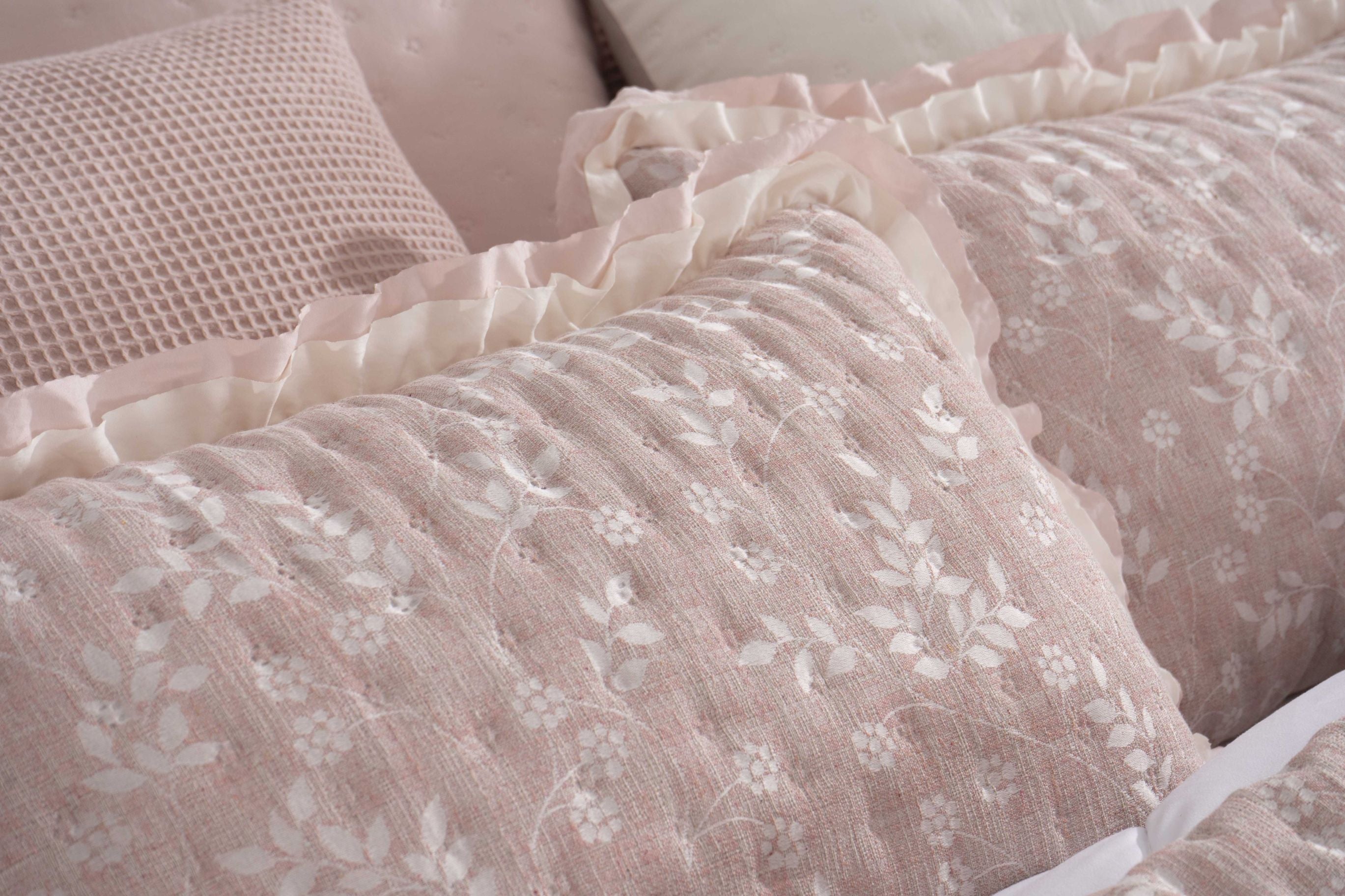 Colcha Jacquard Hibisco