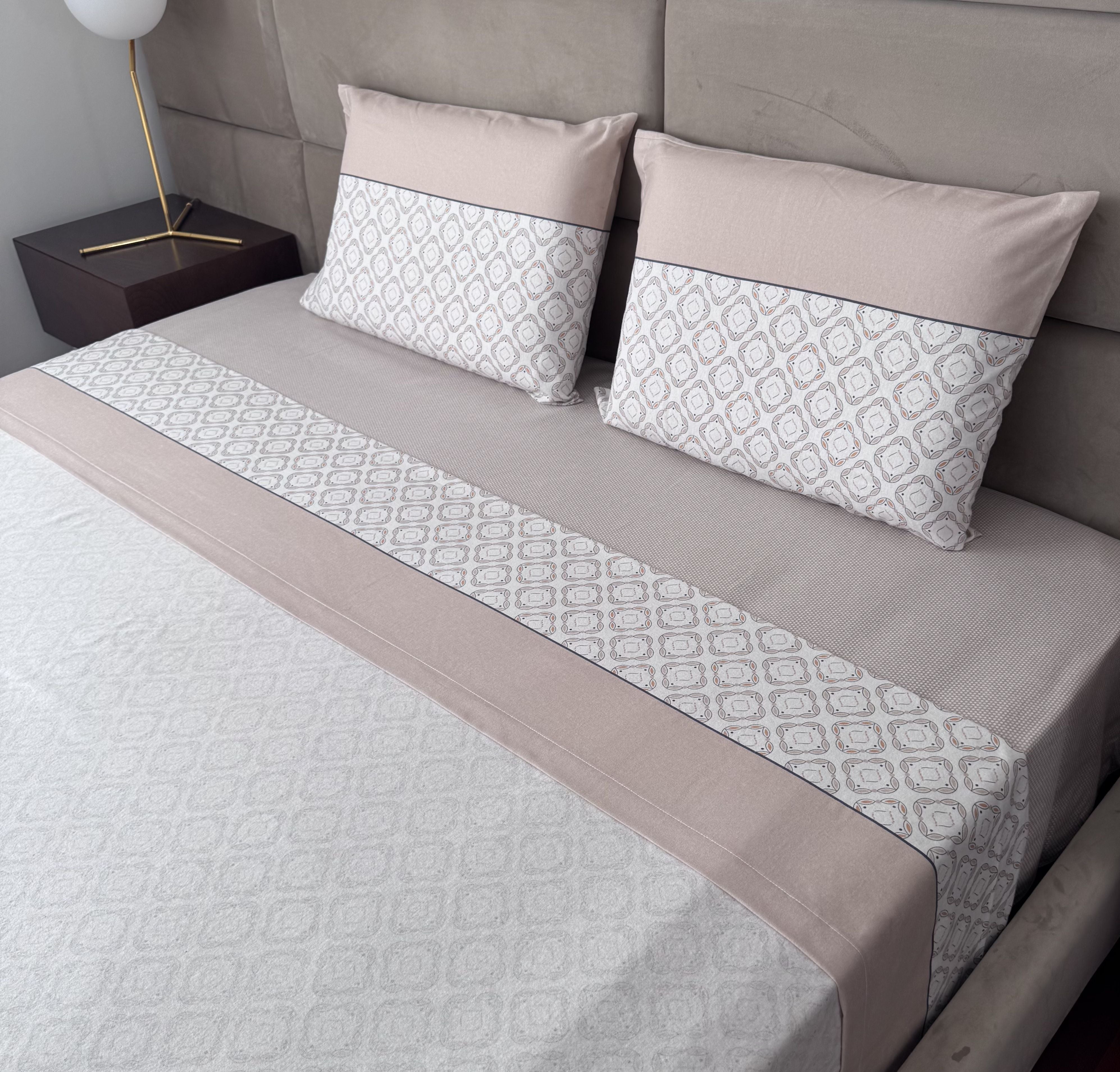 Sábanas de franela Atlas Beige 