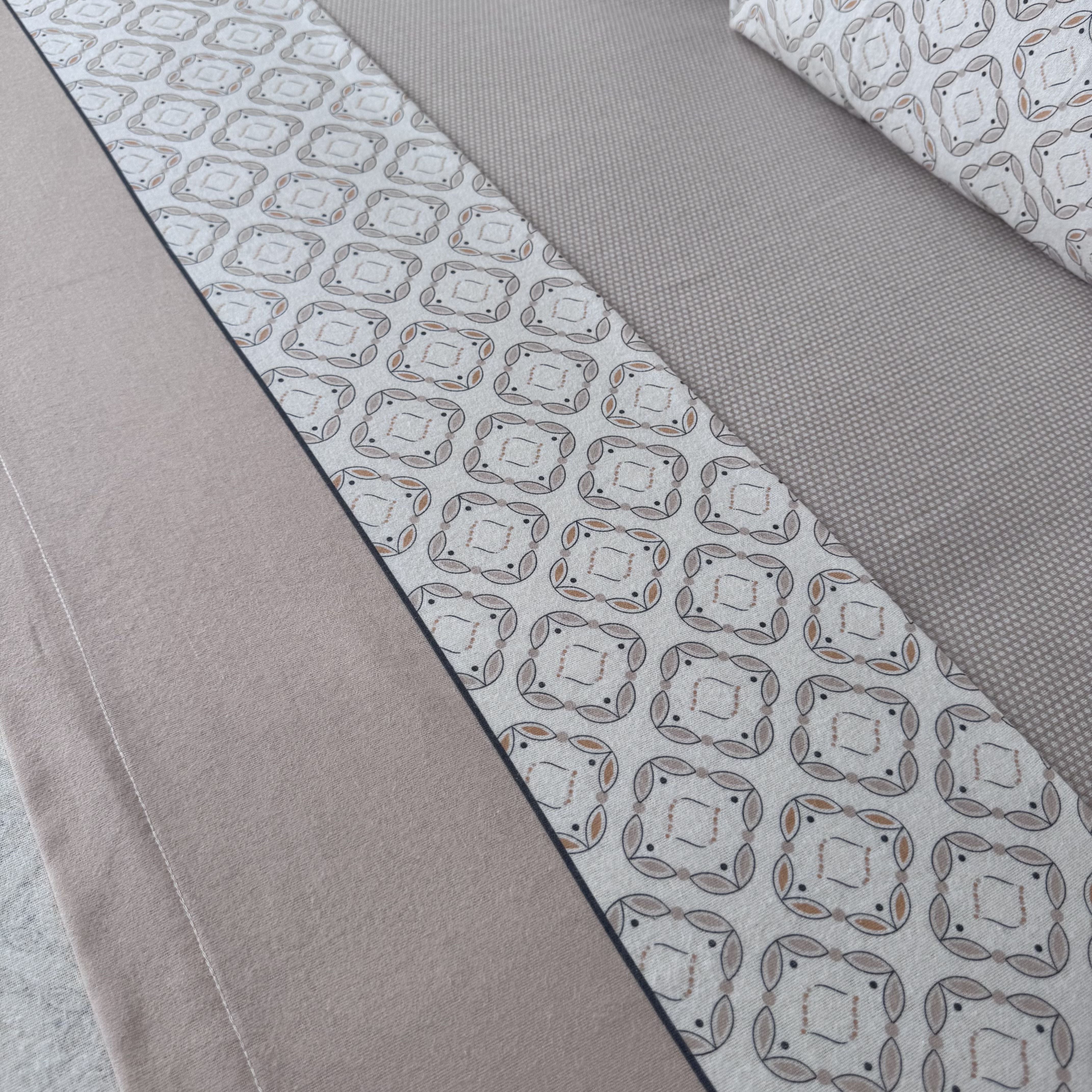 Sábanas de franela Atlas Beige 