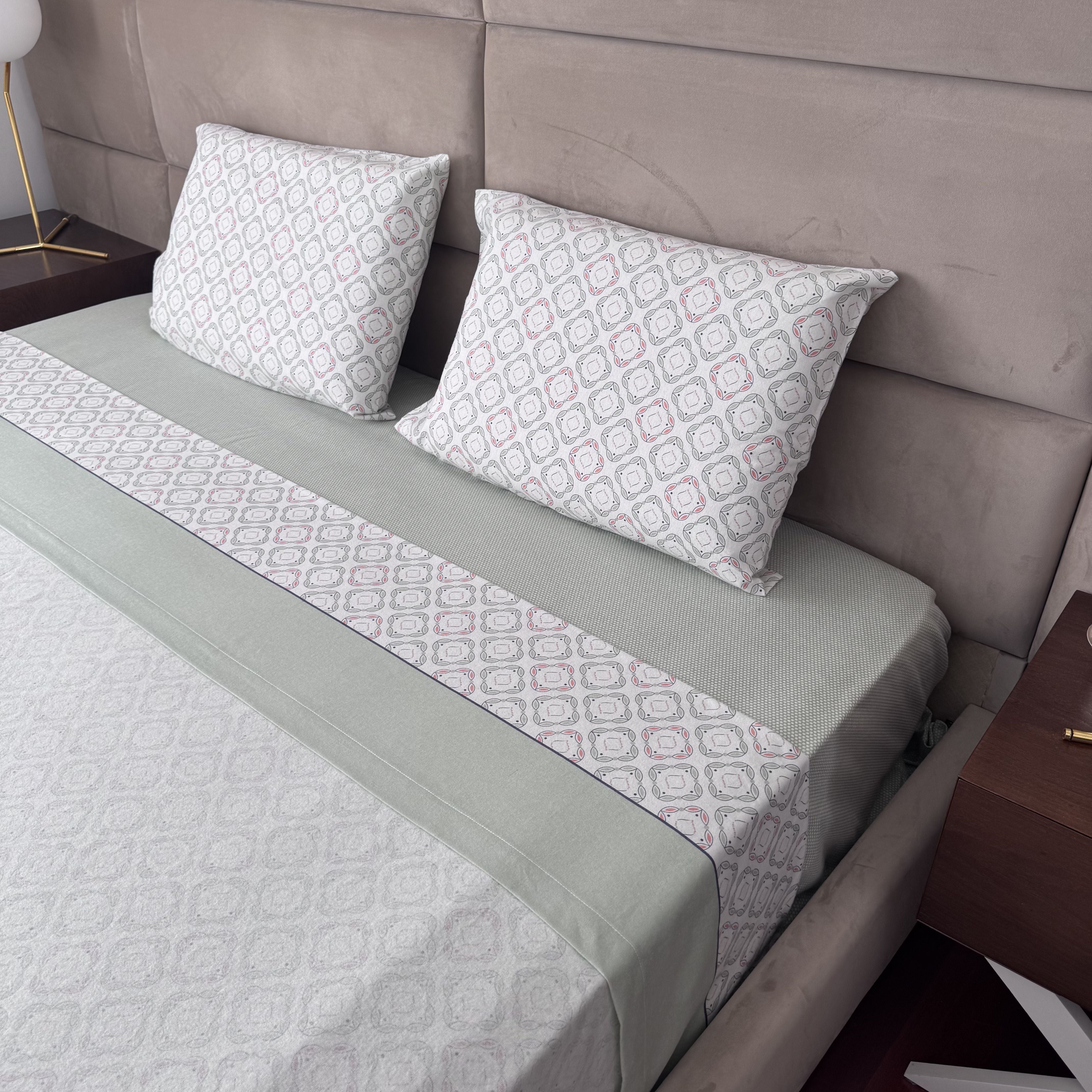 Sábanas de franela Atlas Verde 