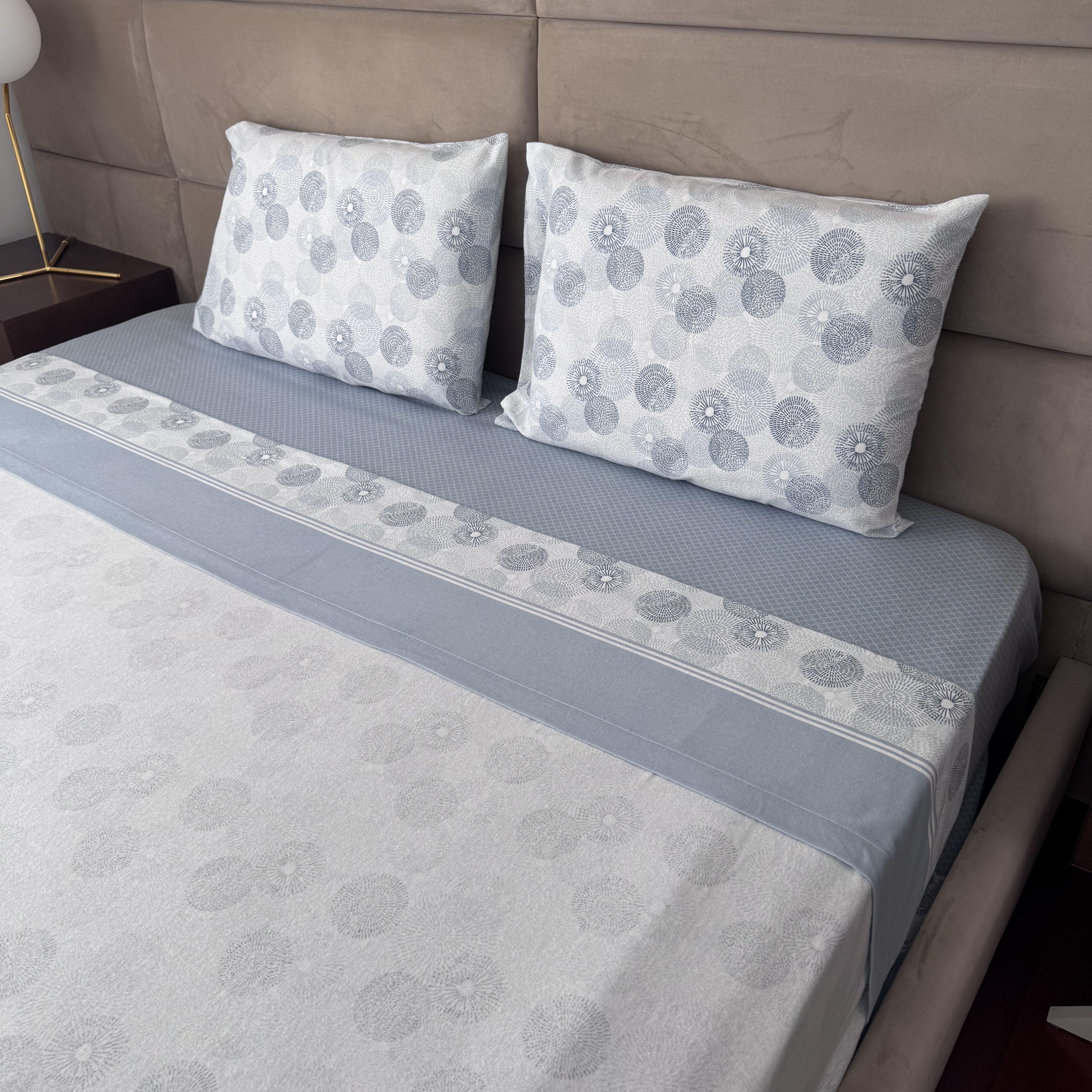 Sábanas de franela Bloom Blue 