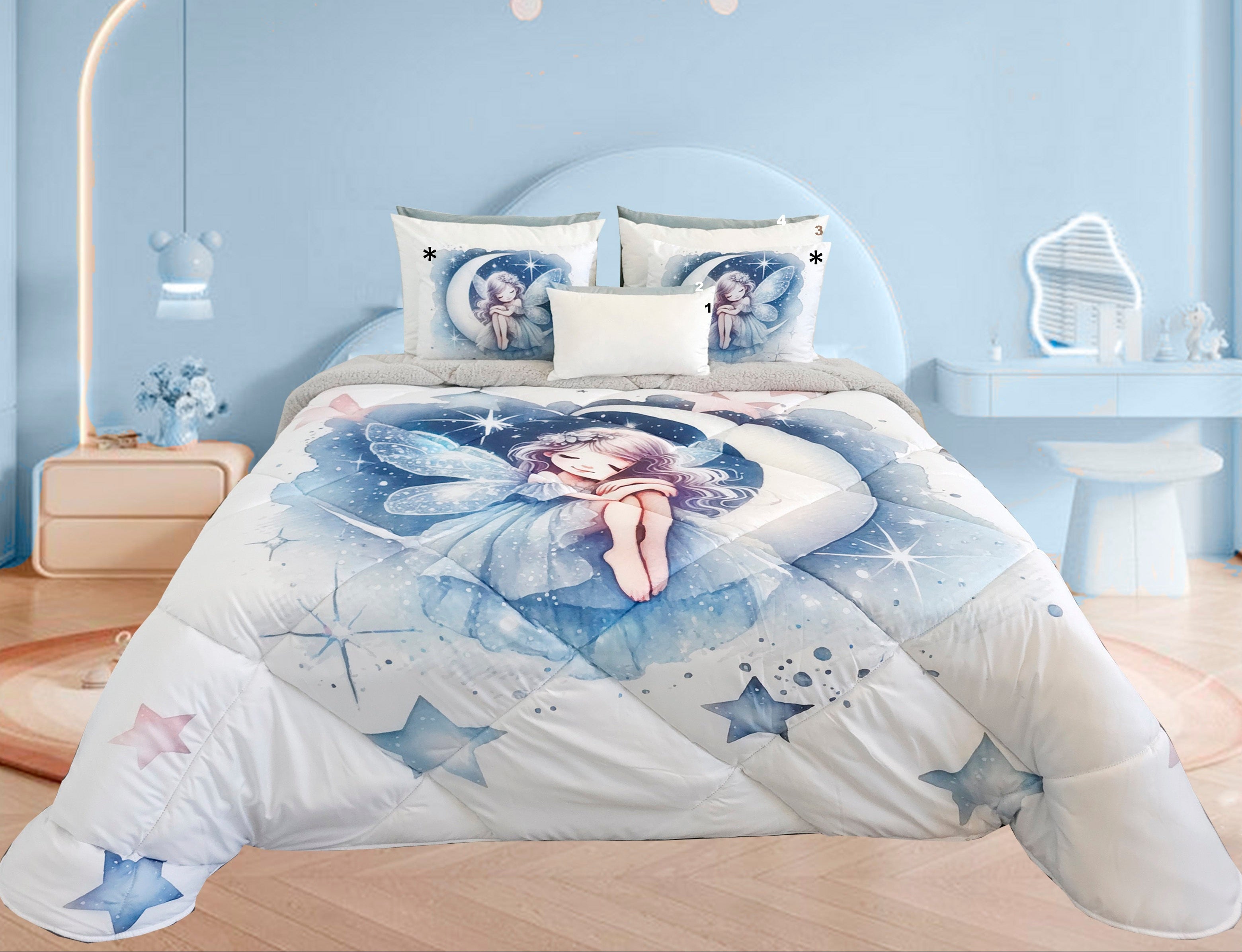 Edredón infantil de Cenicienta 
