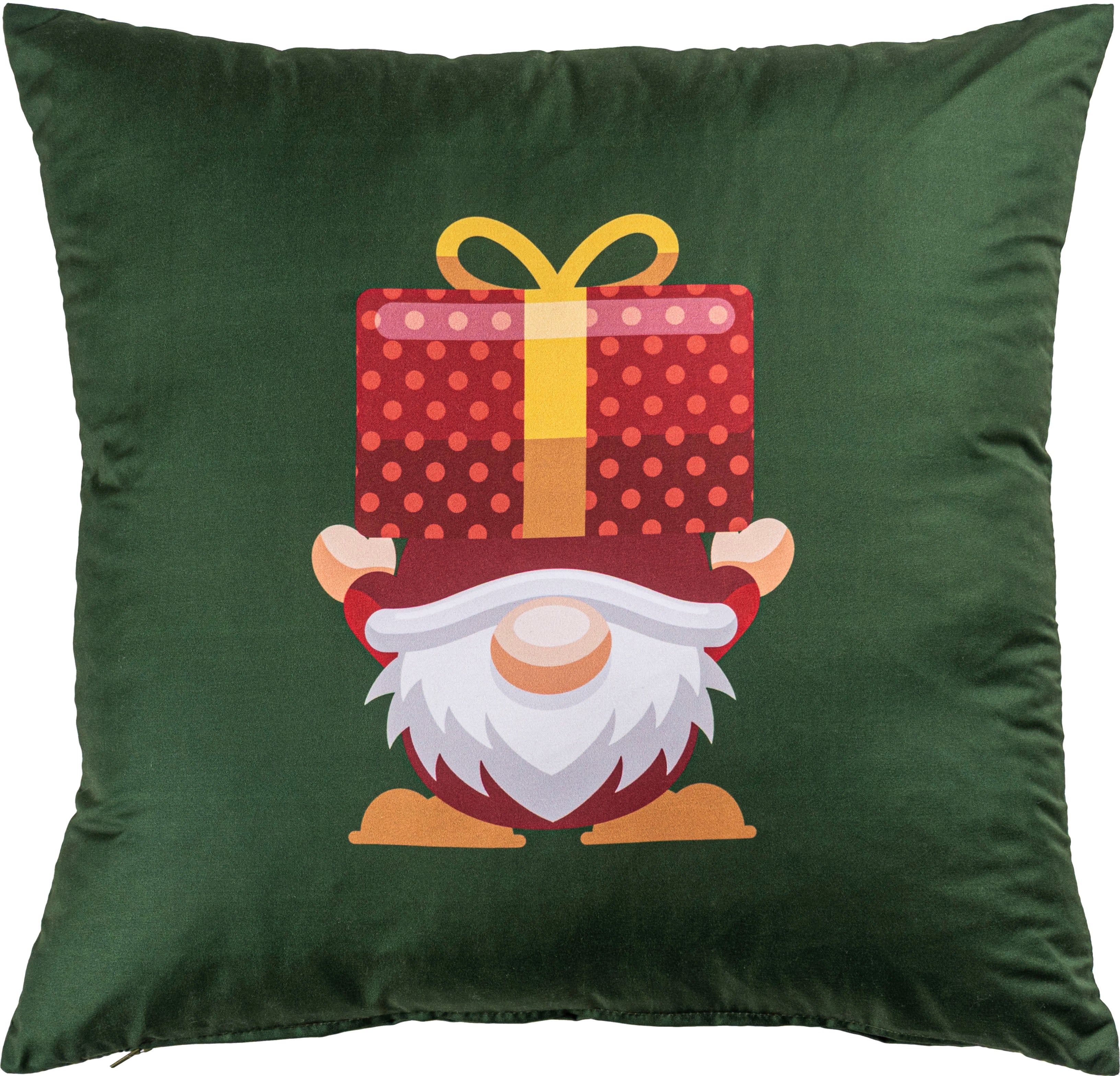 Almohada decorativa con cascabeles navideños 