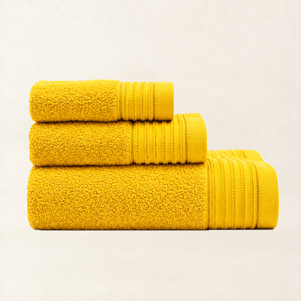 Juego de Baño de Chenilla Amarilla 