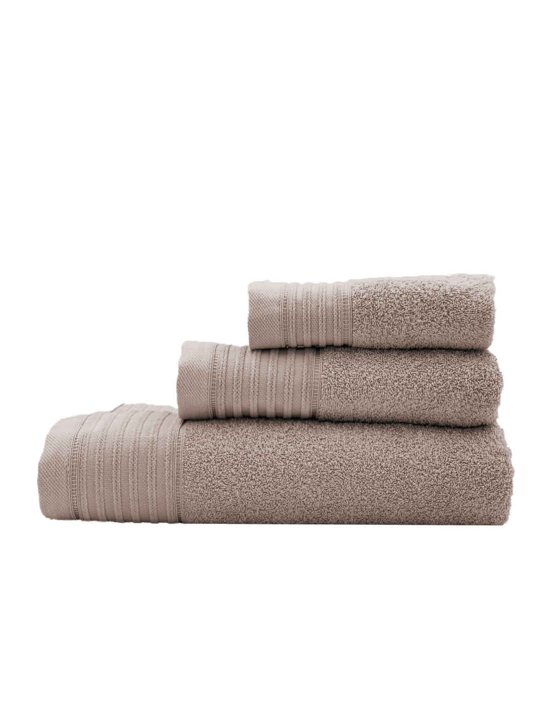 Juego de baño Chenille Taupe 