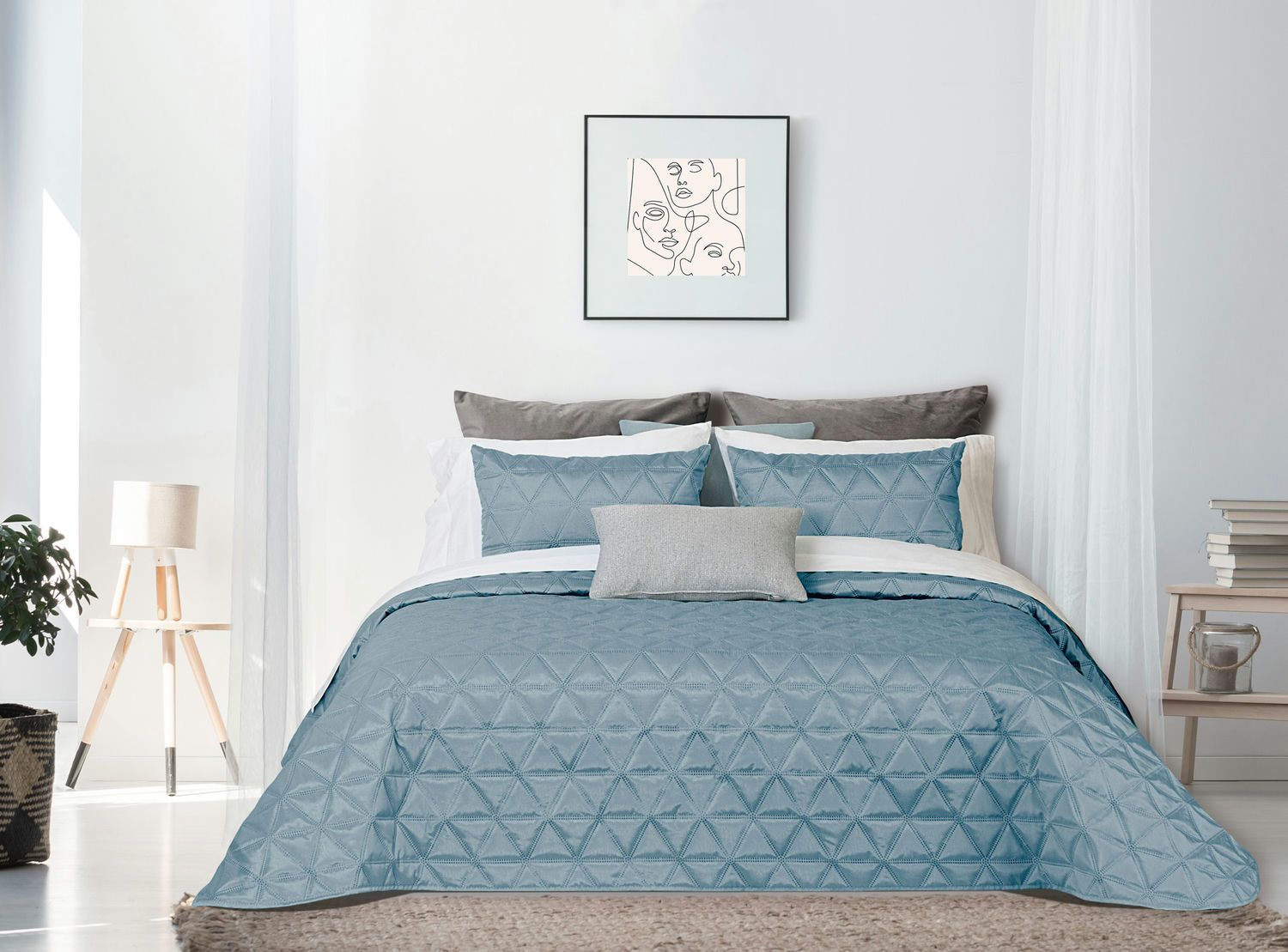 Colcha Azul Lousã - Colección Primavera Verano