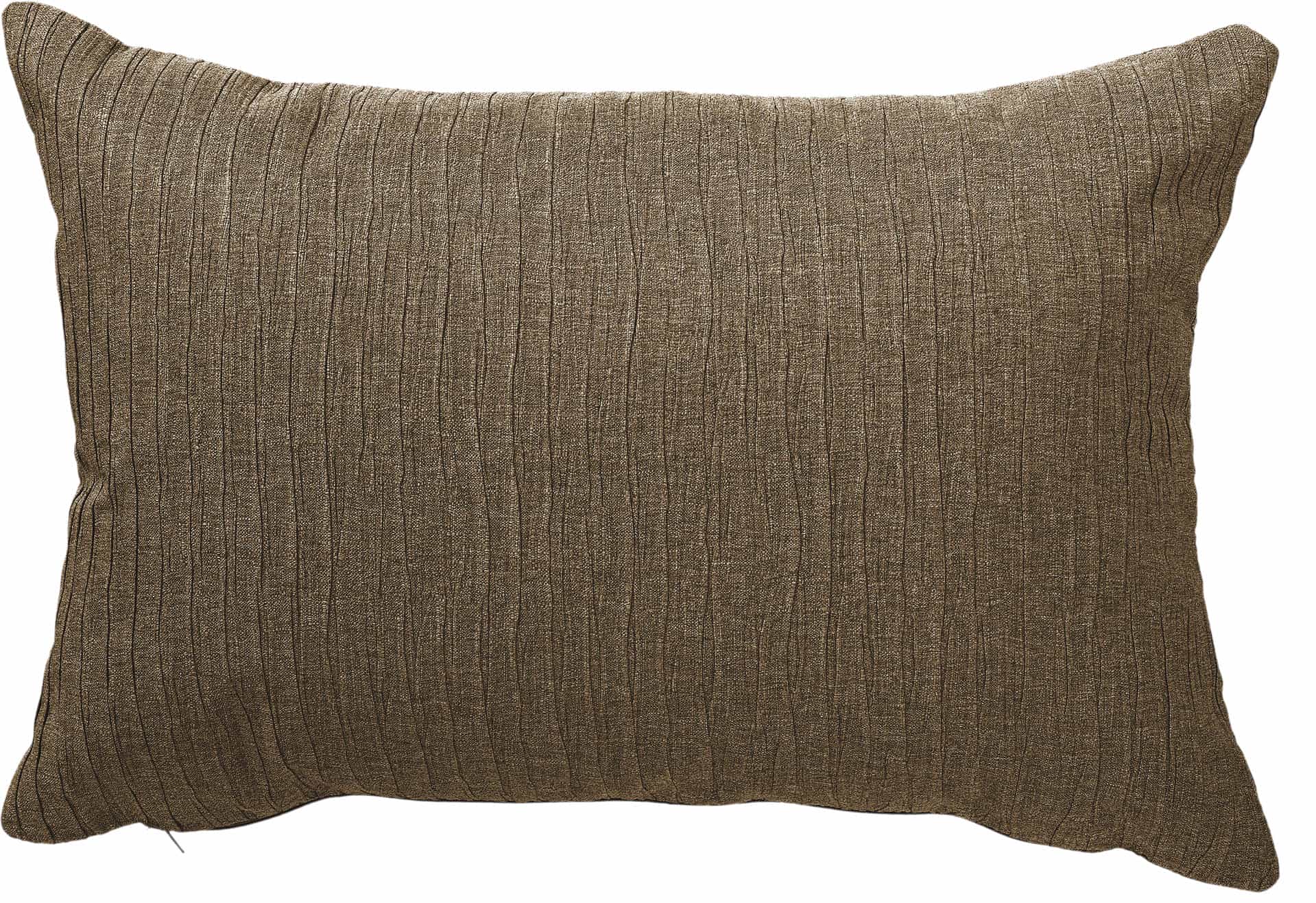 Almohada decorativa plisada