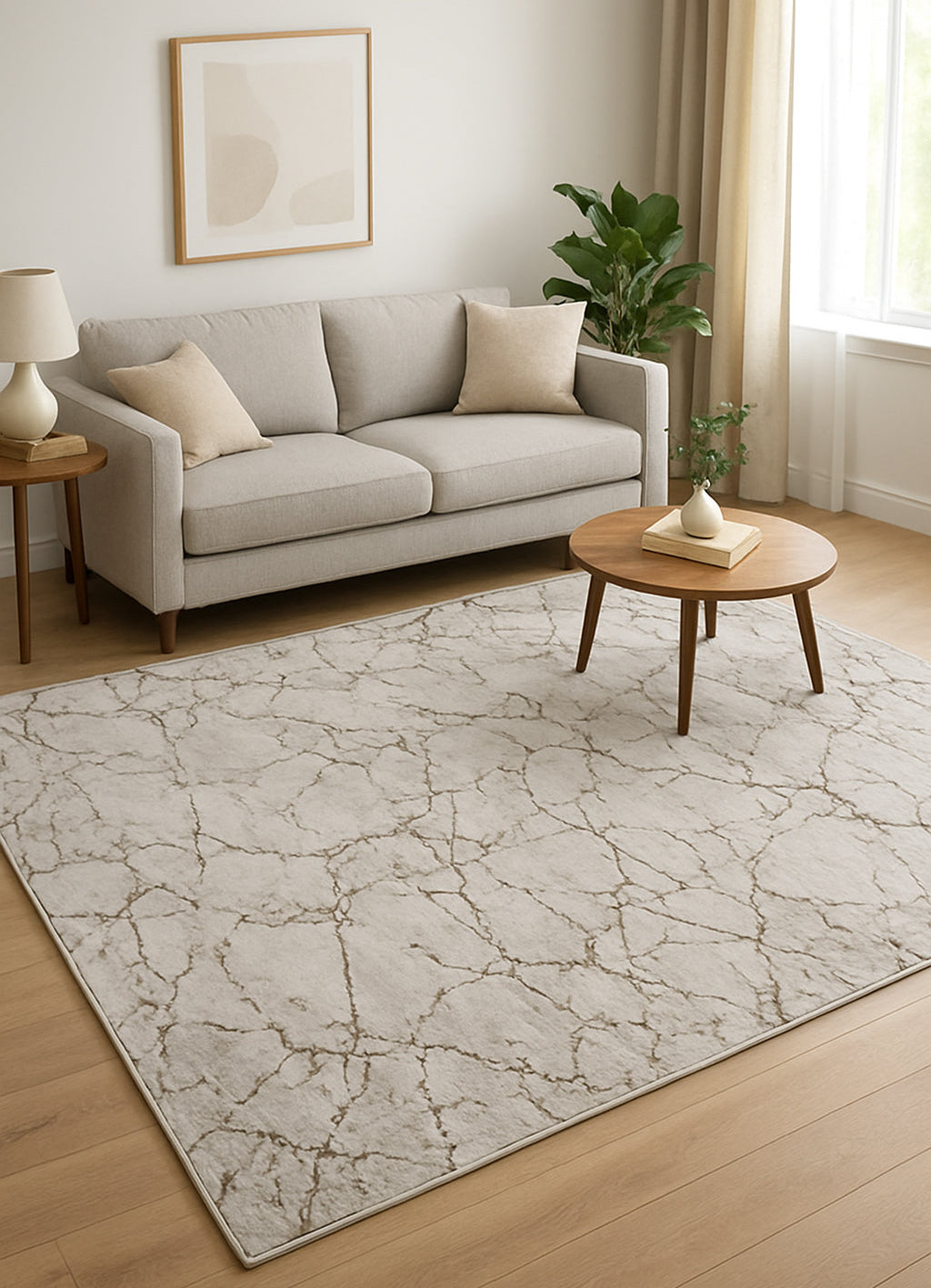 Alfombra beige de Atenas 