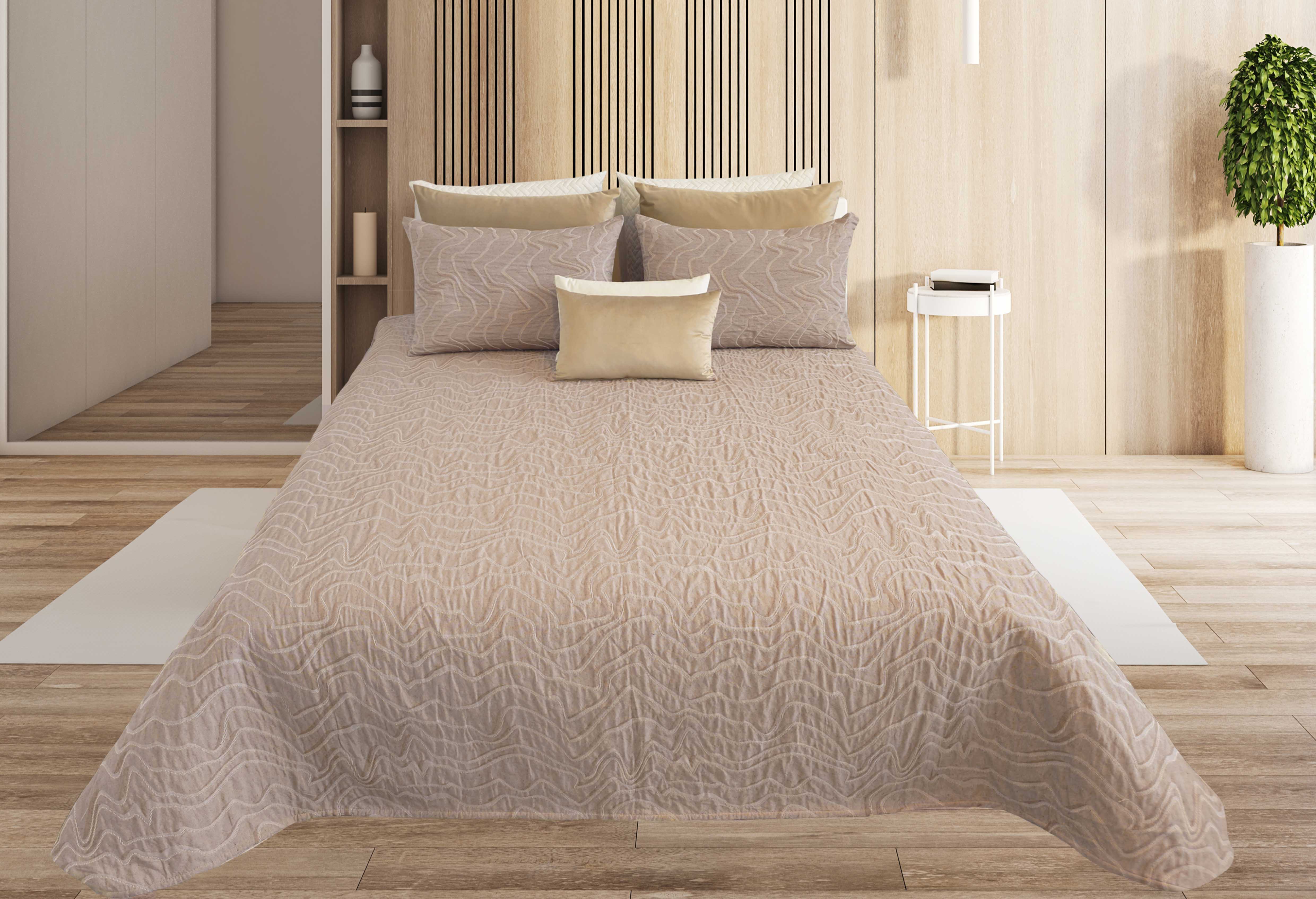 Colcha de verano de lino Delfim