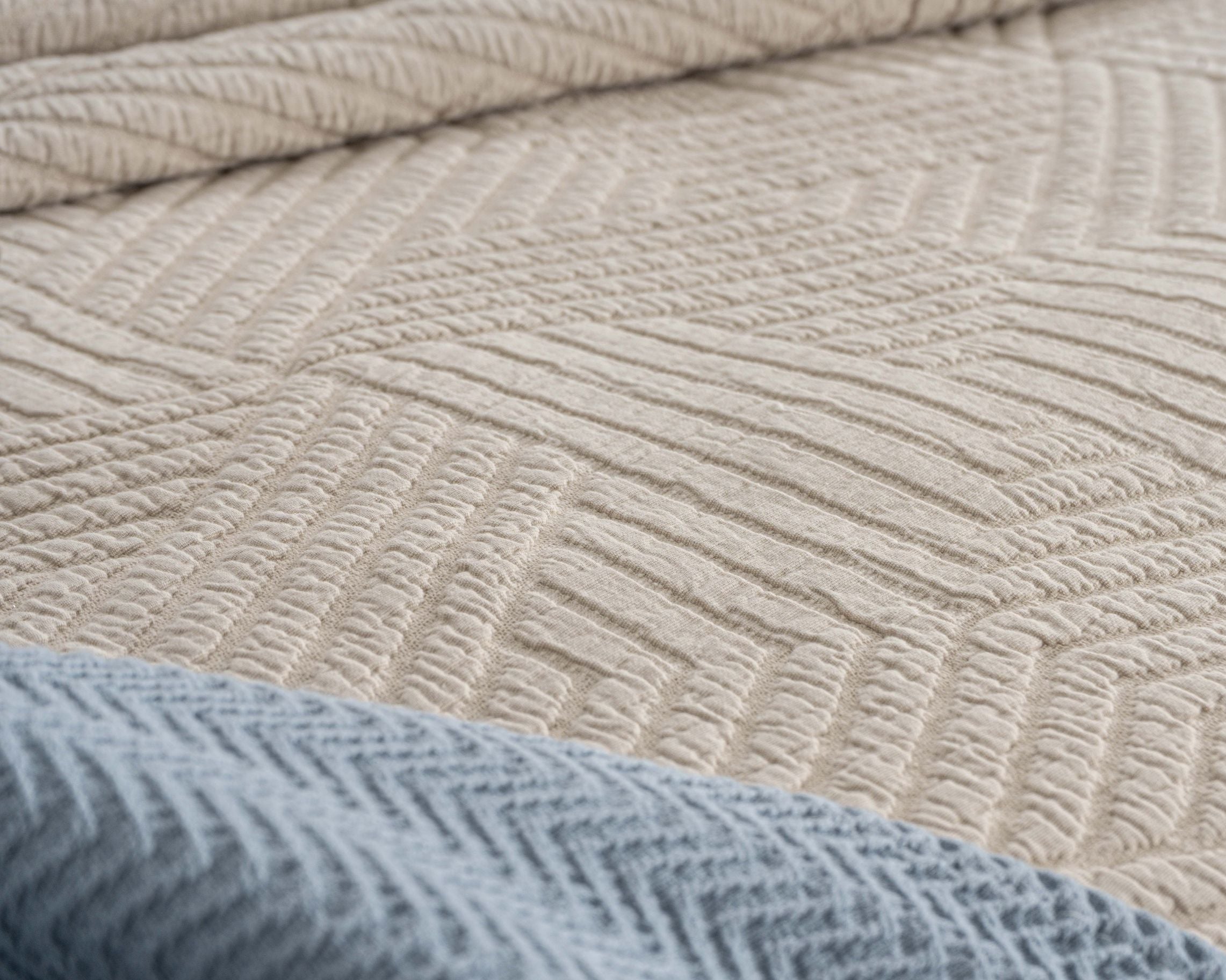 Colcha Jacquard Tomilho Beige