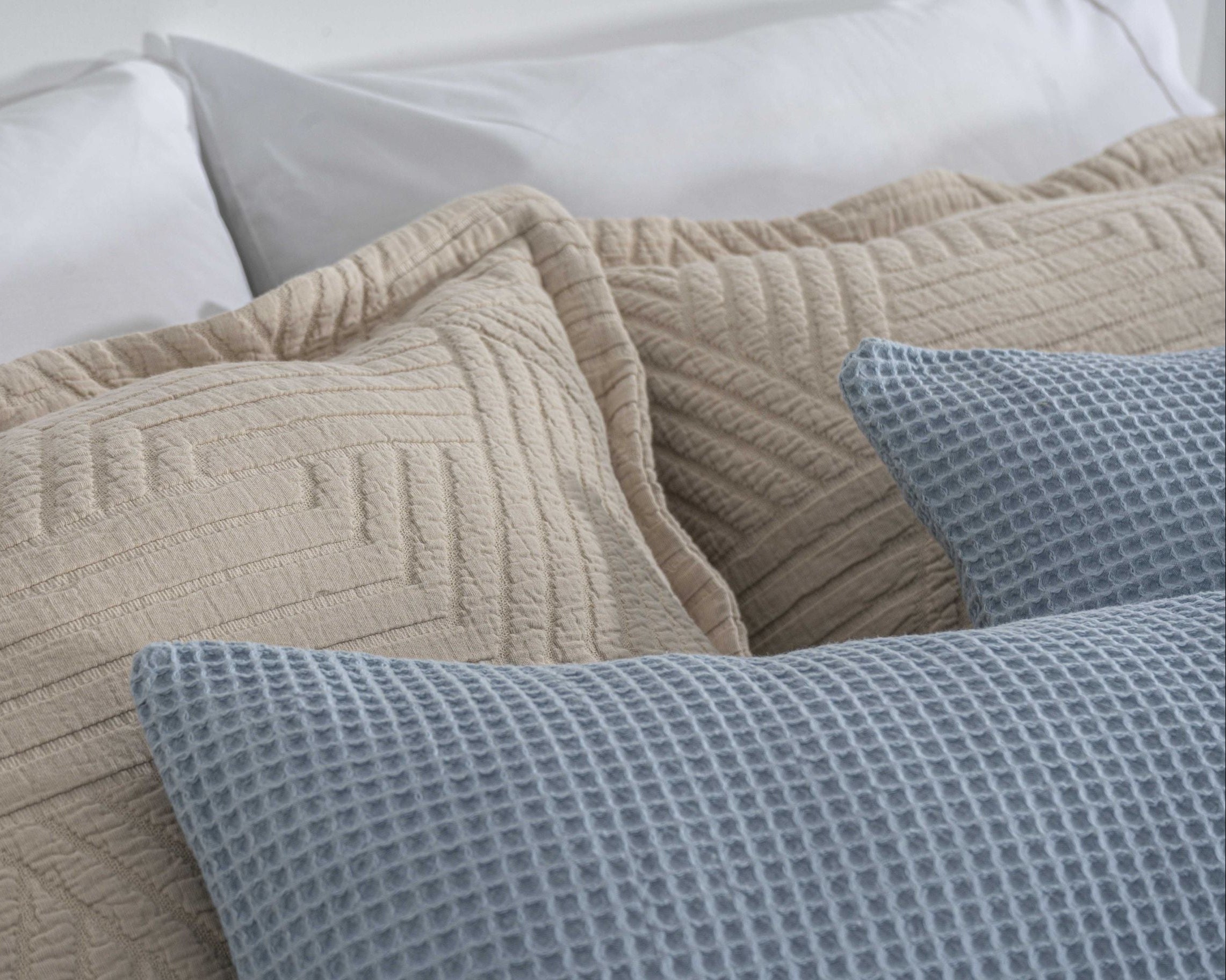 Colcha Jacquard Tomilho Beige