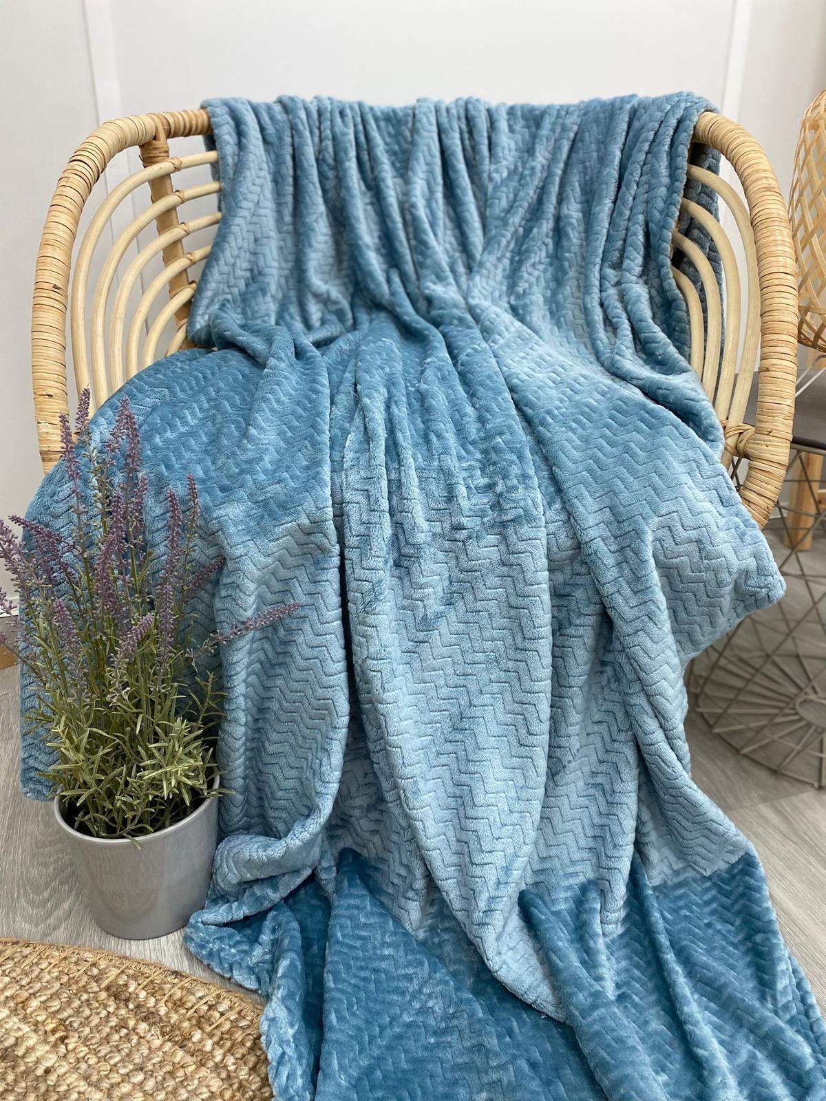 Manta decorativa de ondas