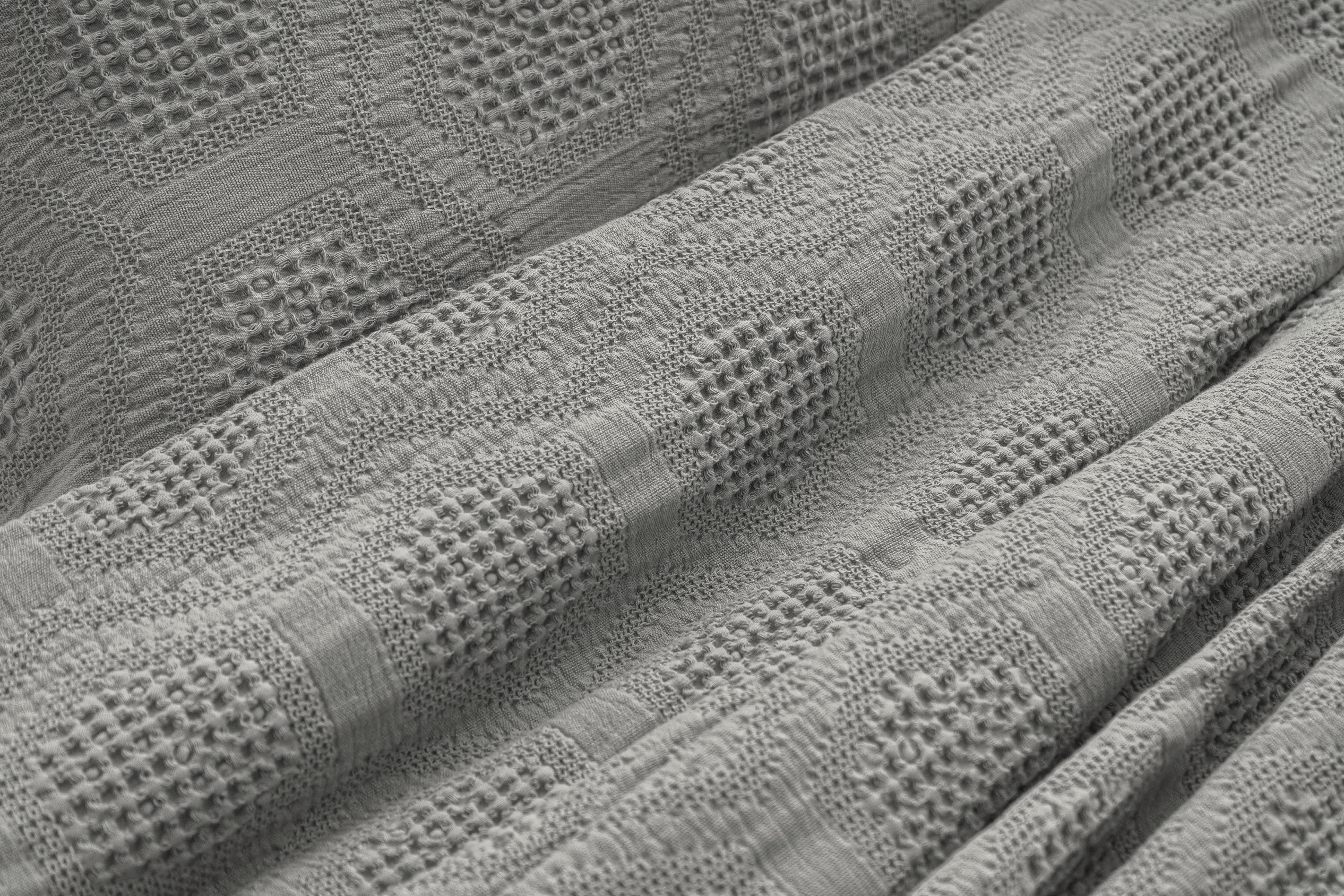 Colcha Jacquard Búzios Gris