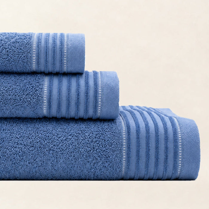 Juego de Baño de Chenilla Azul 