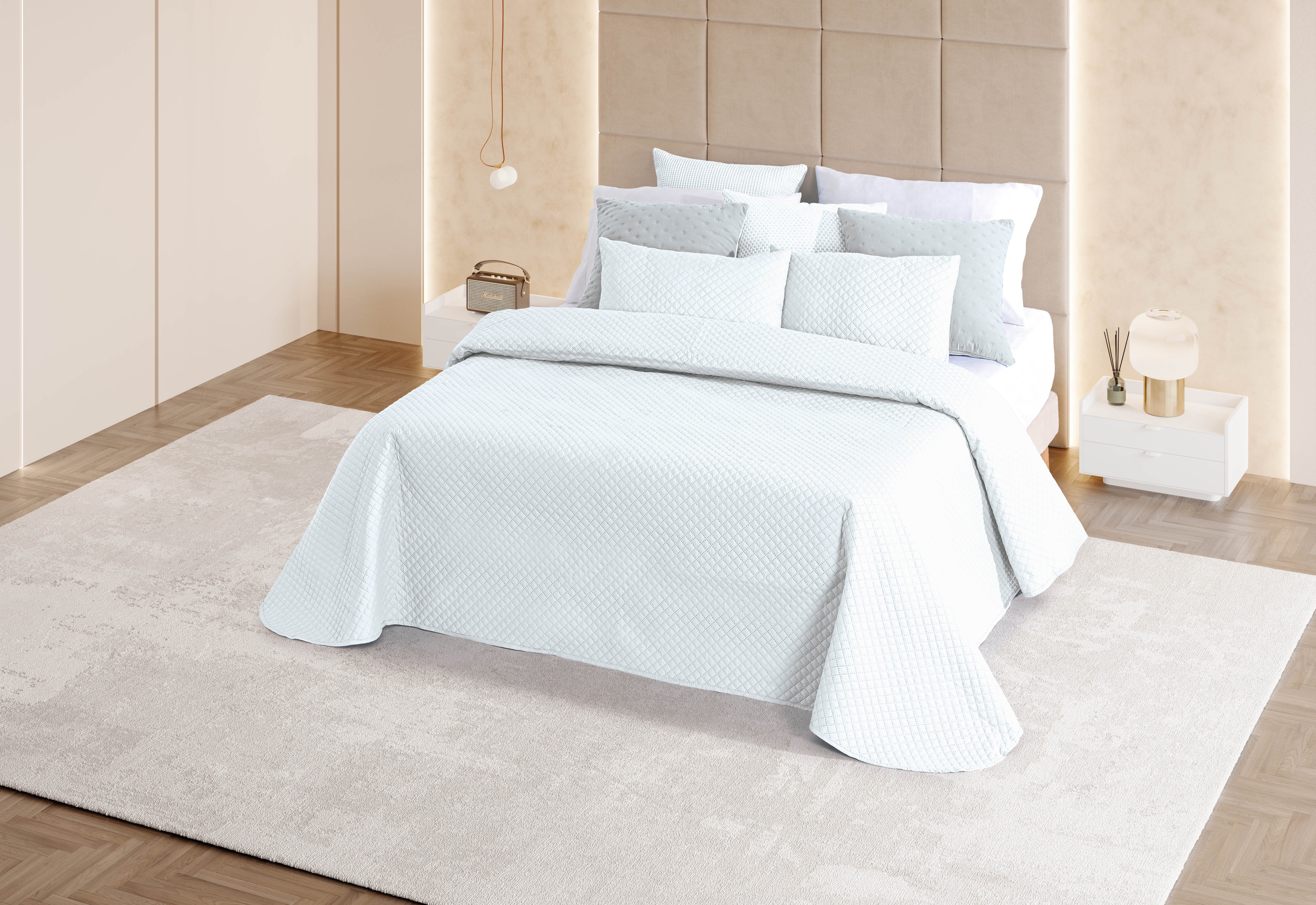 Edredón blanco Troia 2