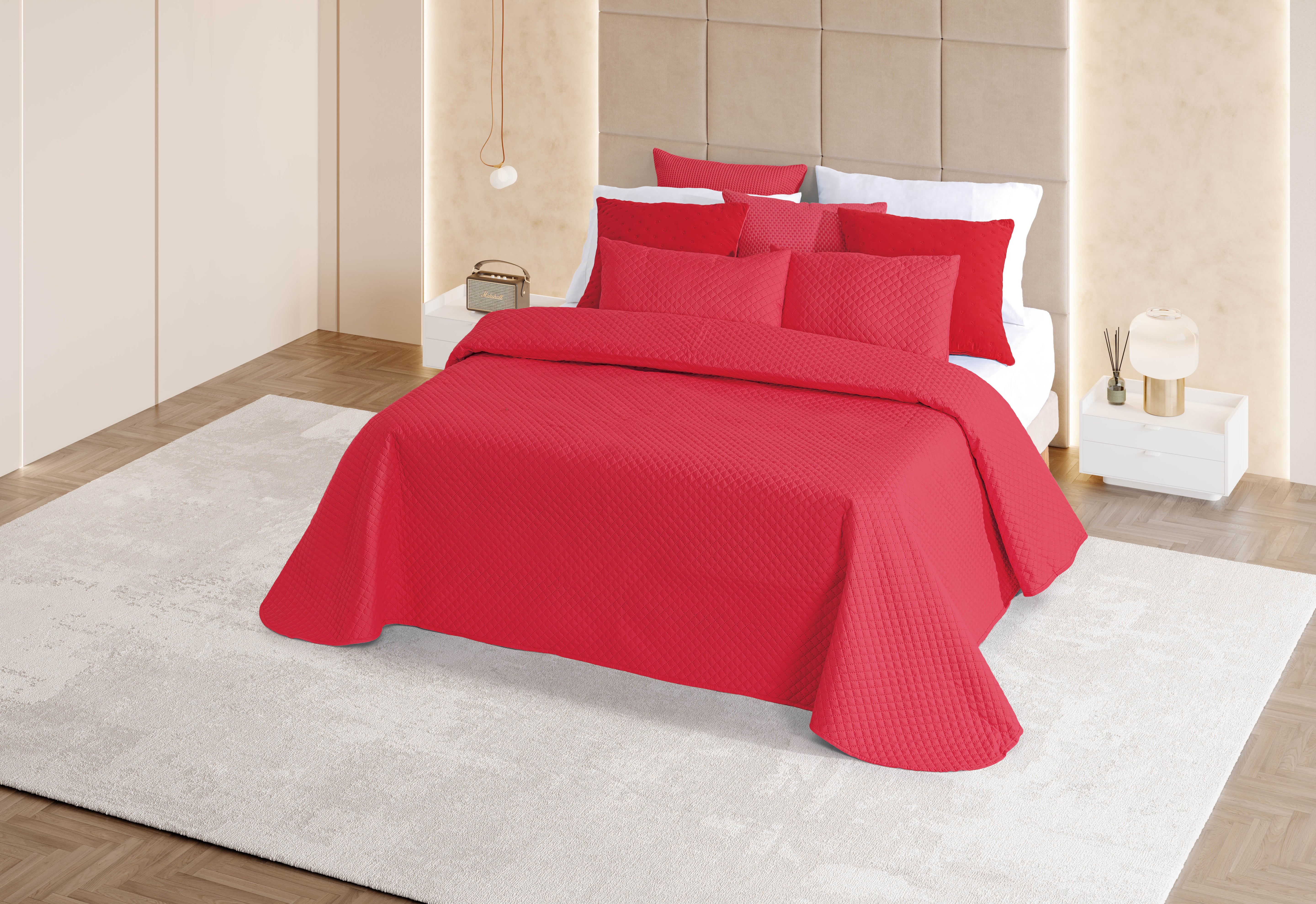 Edredón rojo Troia 2