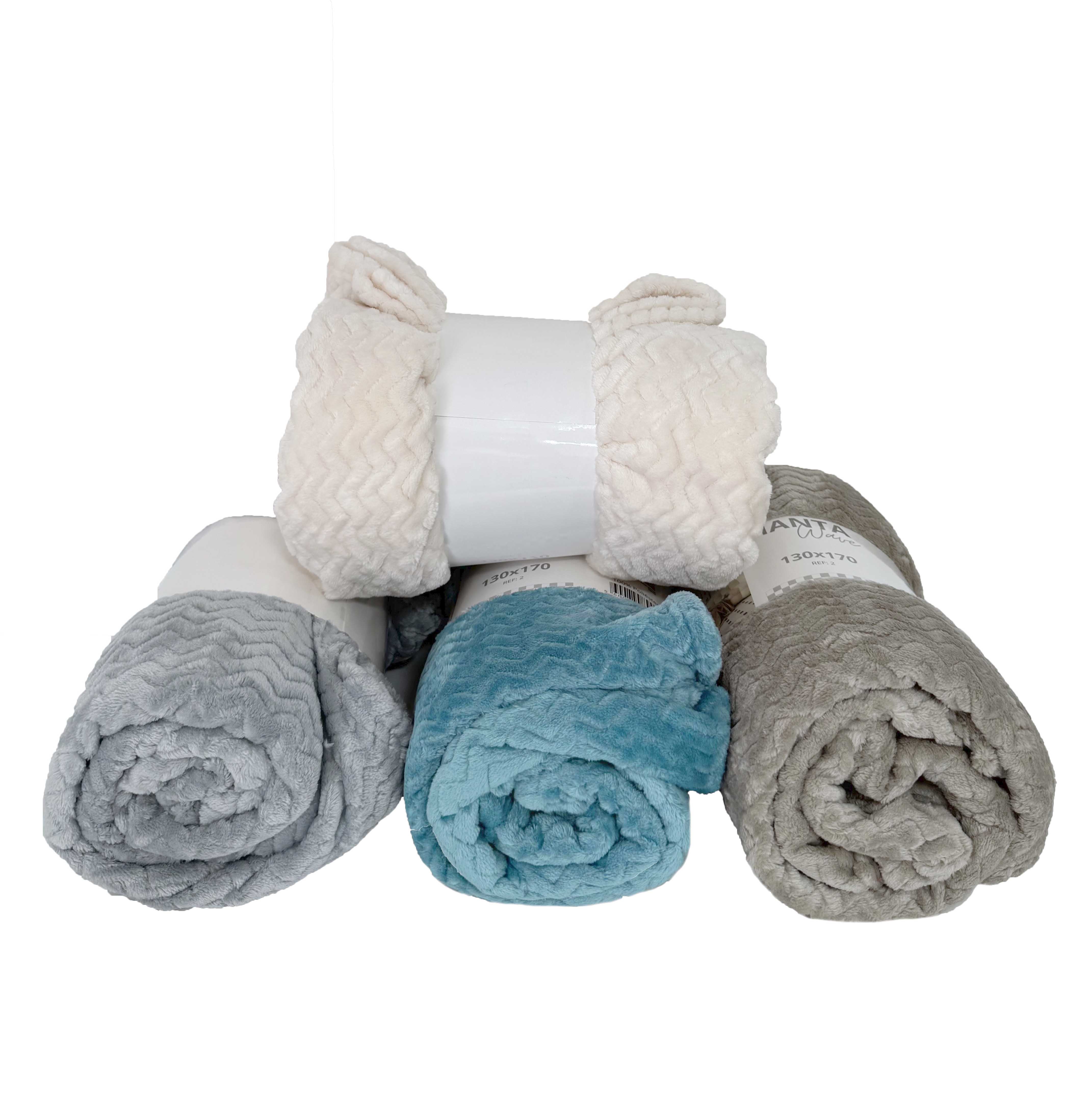 Manta decorativa de ondas