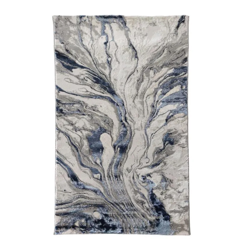 Alfombra azul de Zara