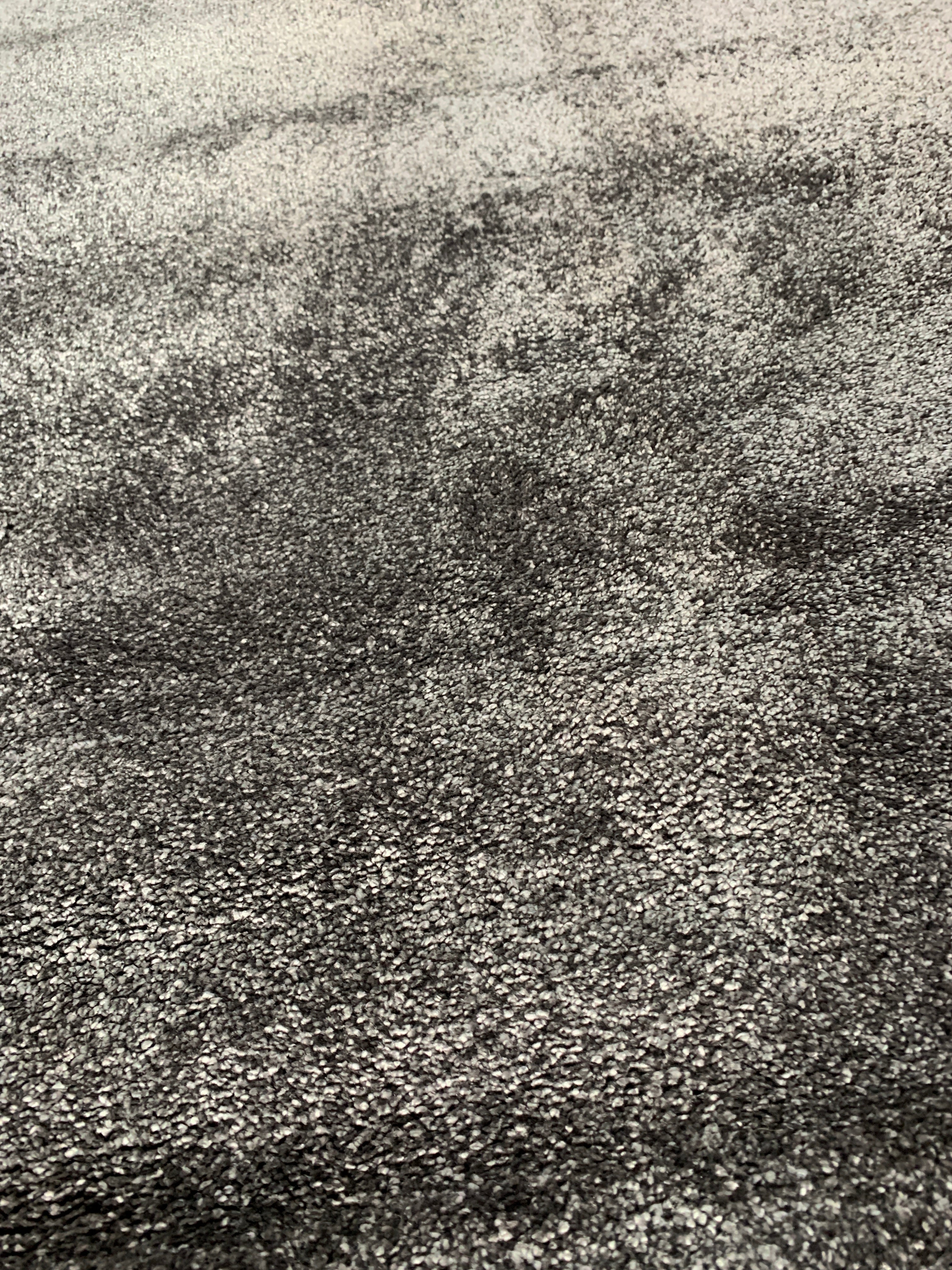 Alfombra lisa de pelo corto gris oscuro - Monaco 