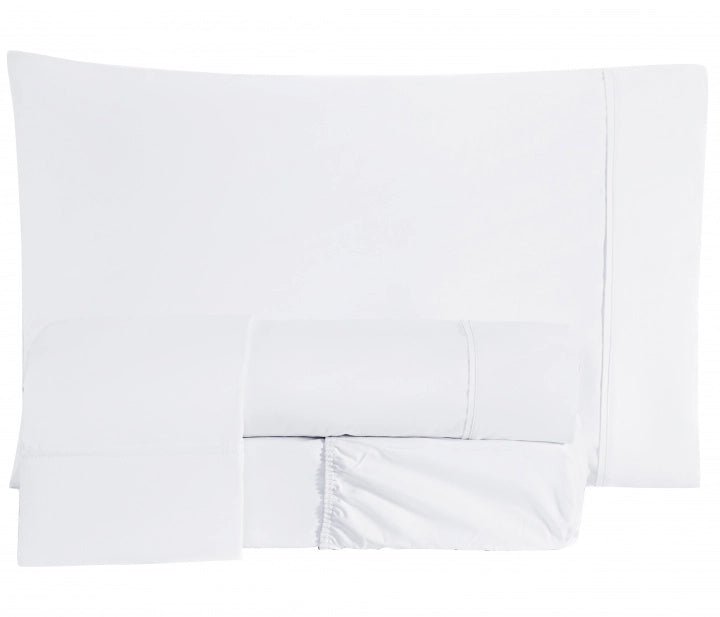 Conjunto de Lençóis de Cama Algodão Percal 400 Fios - Larbonito