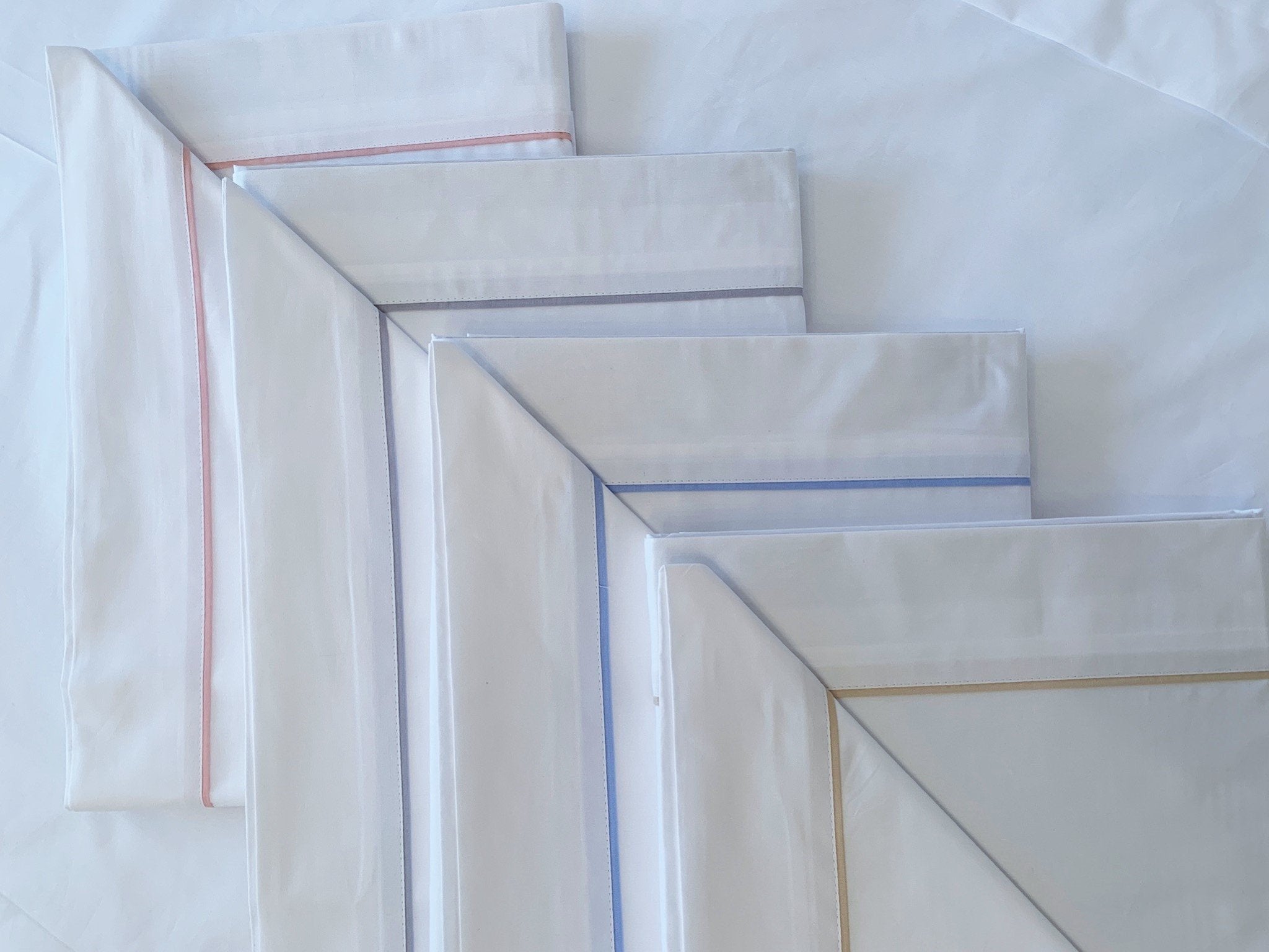 Conjunto de Lençóis de Cama Algodão Percal 400 Fios - Larbonito