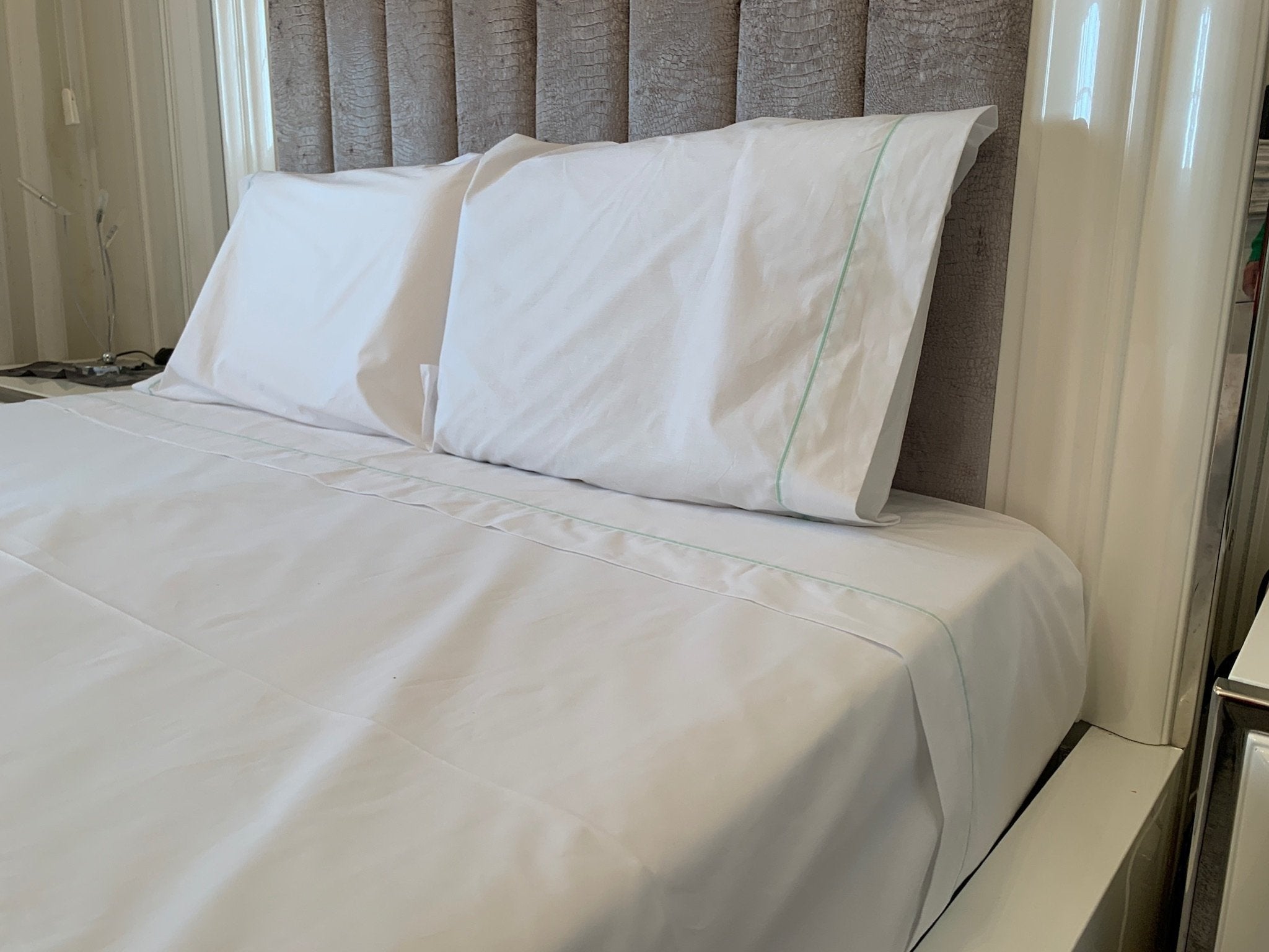 Lençóis de Cama Algodão Percal 200 Fios - Larbonito